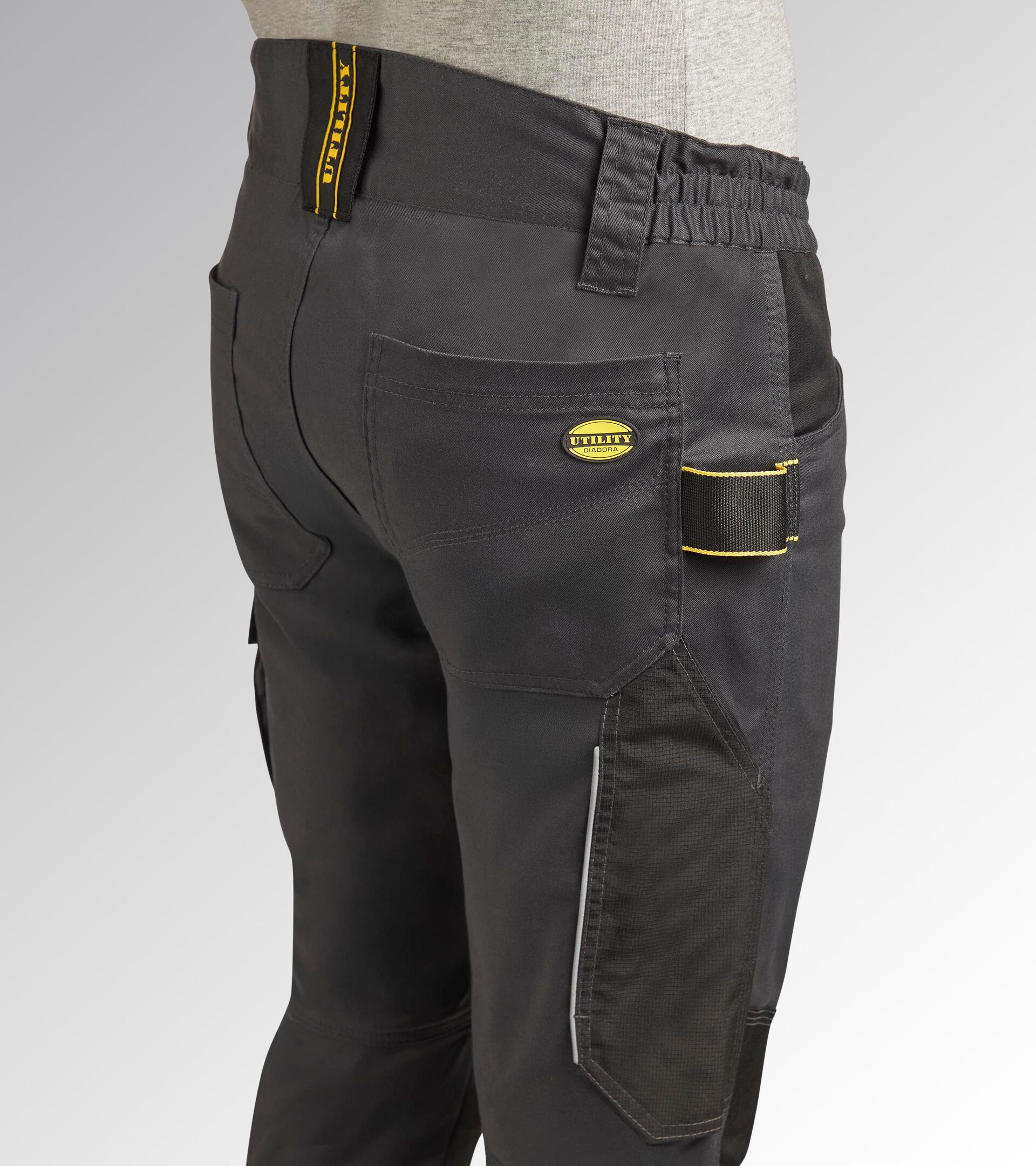 Work trousers PANT ROCK STRETCH PERFORMANCE 2.0 BLACK PHANTOM - Utility