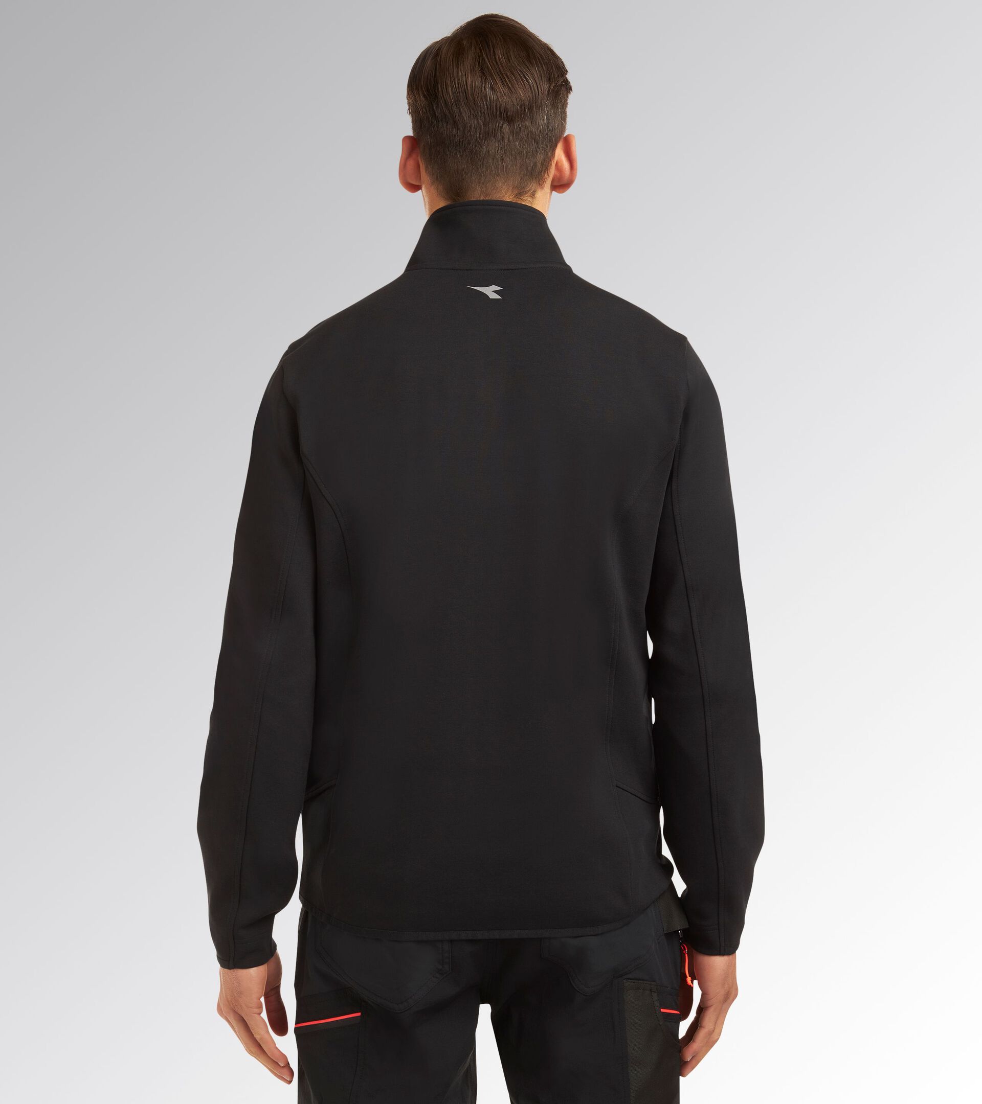 Brushed full-zip sweatshirt SWEATSHIRT SHADOW BLACK - Utility