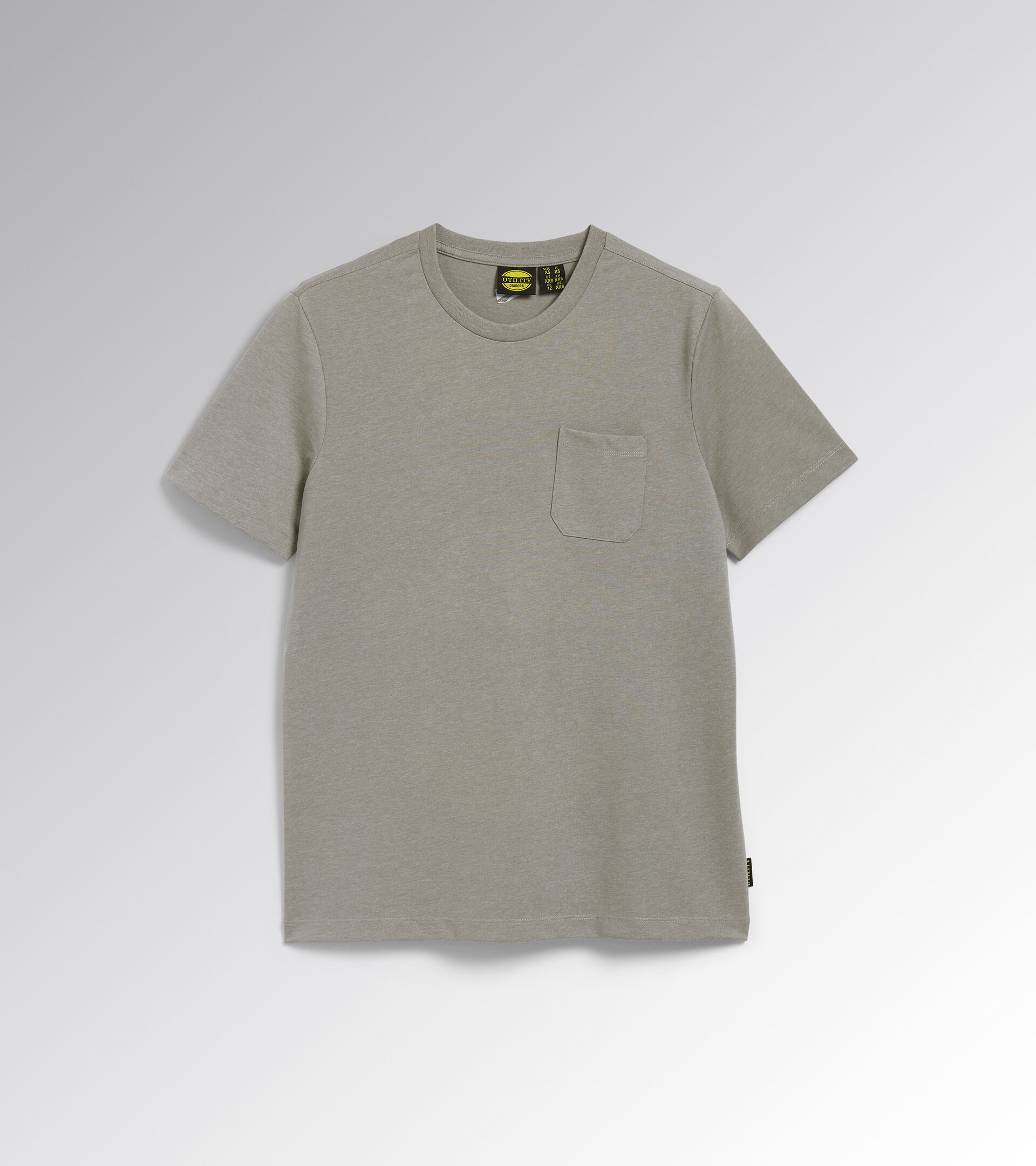 T-SHIRT INDUSTRY, LIGHT MIDDLE GREY MELANGE, hi-res
