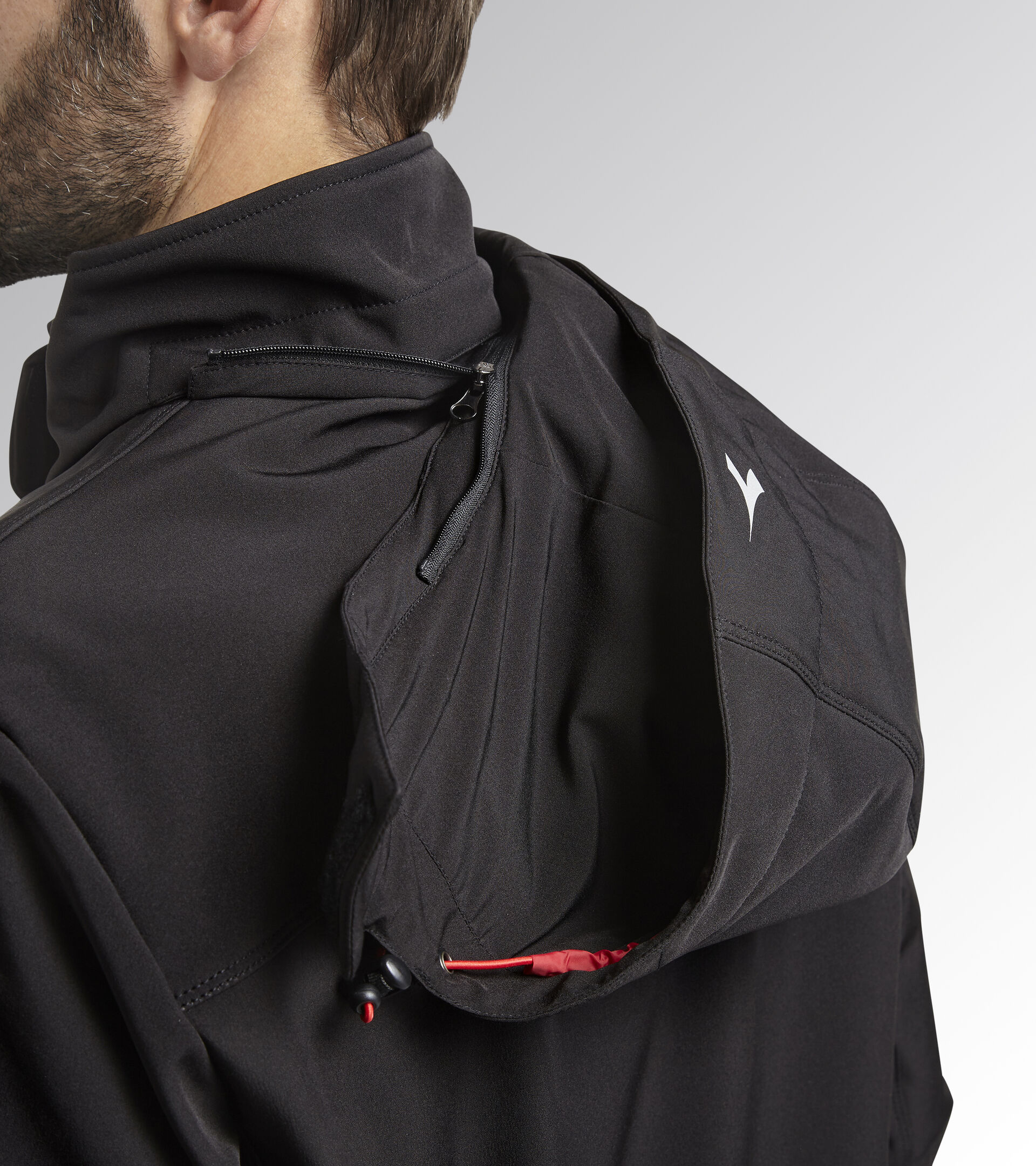 Chaqueta softshell - Diadora Utility x Ducati Corse JACKET SOFTSHELL DUCATI NEGRO - Utility