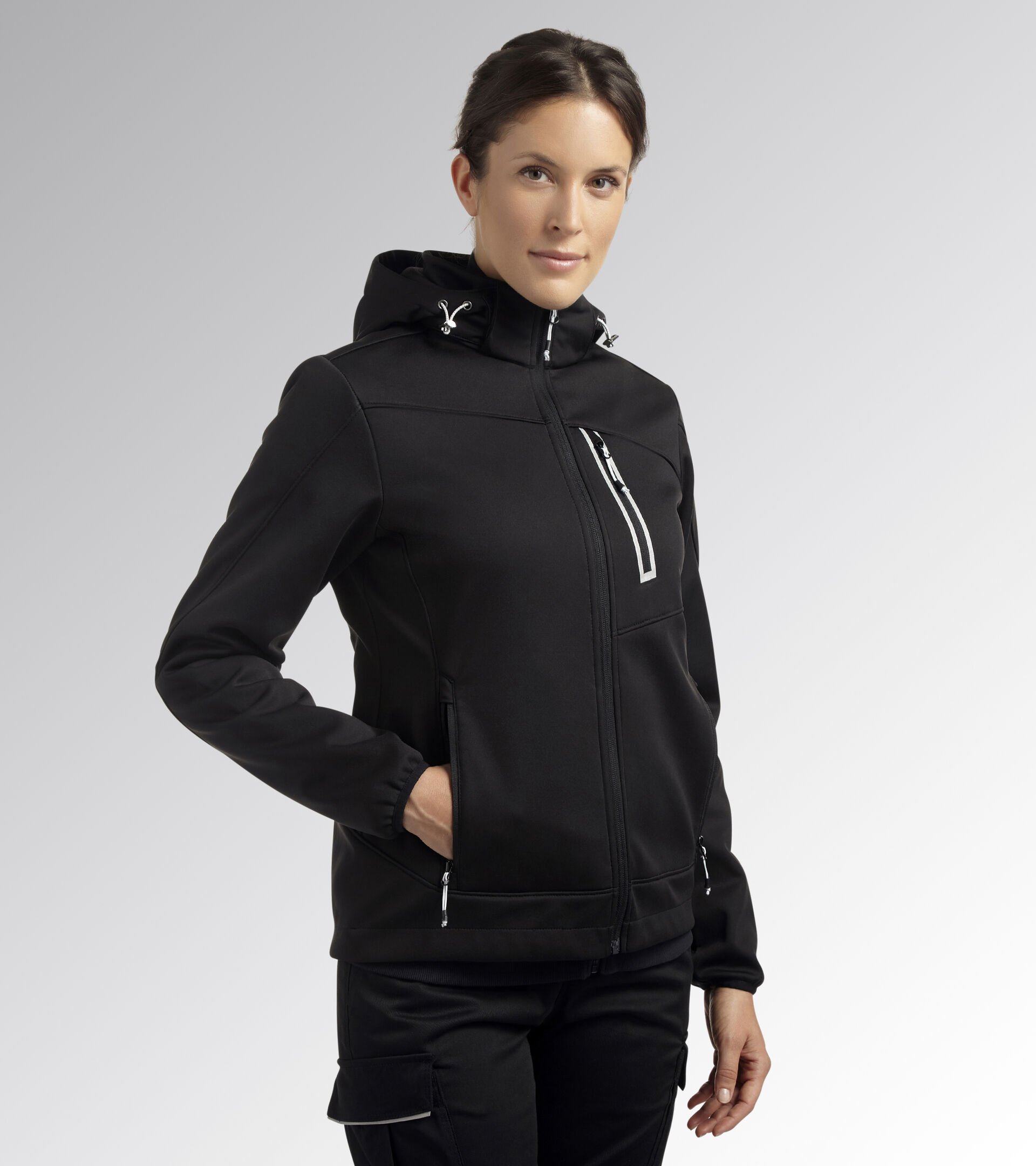 Veste de travail SOFTSHELL ATHENA NOIR - Utility