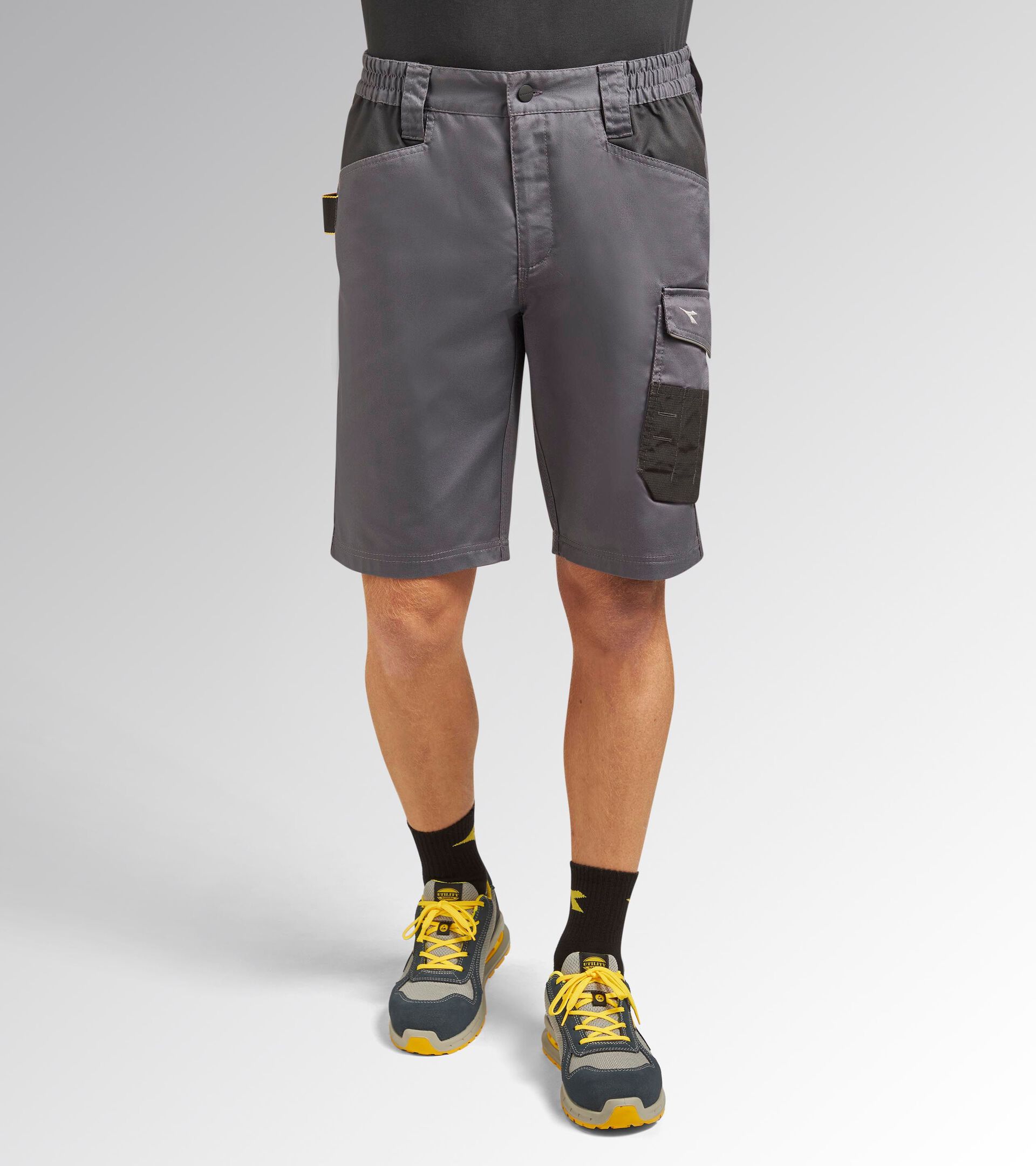 Bermuda en polycoton stretch BERMUDA POLY 2.0 GRIS ACIER - Utility