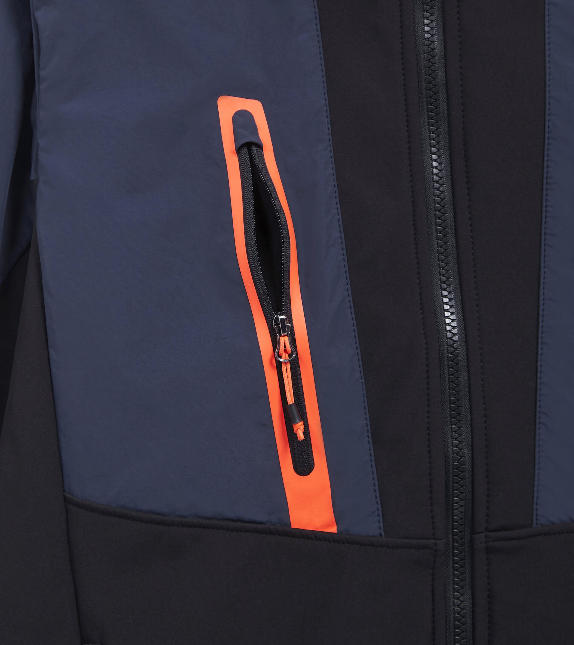 Giacca da lavoro SOFTSHELL HYBRID NERO/BLU PROFONDO - Utility