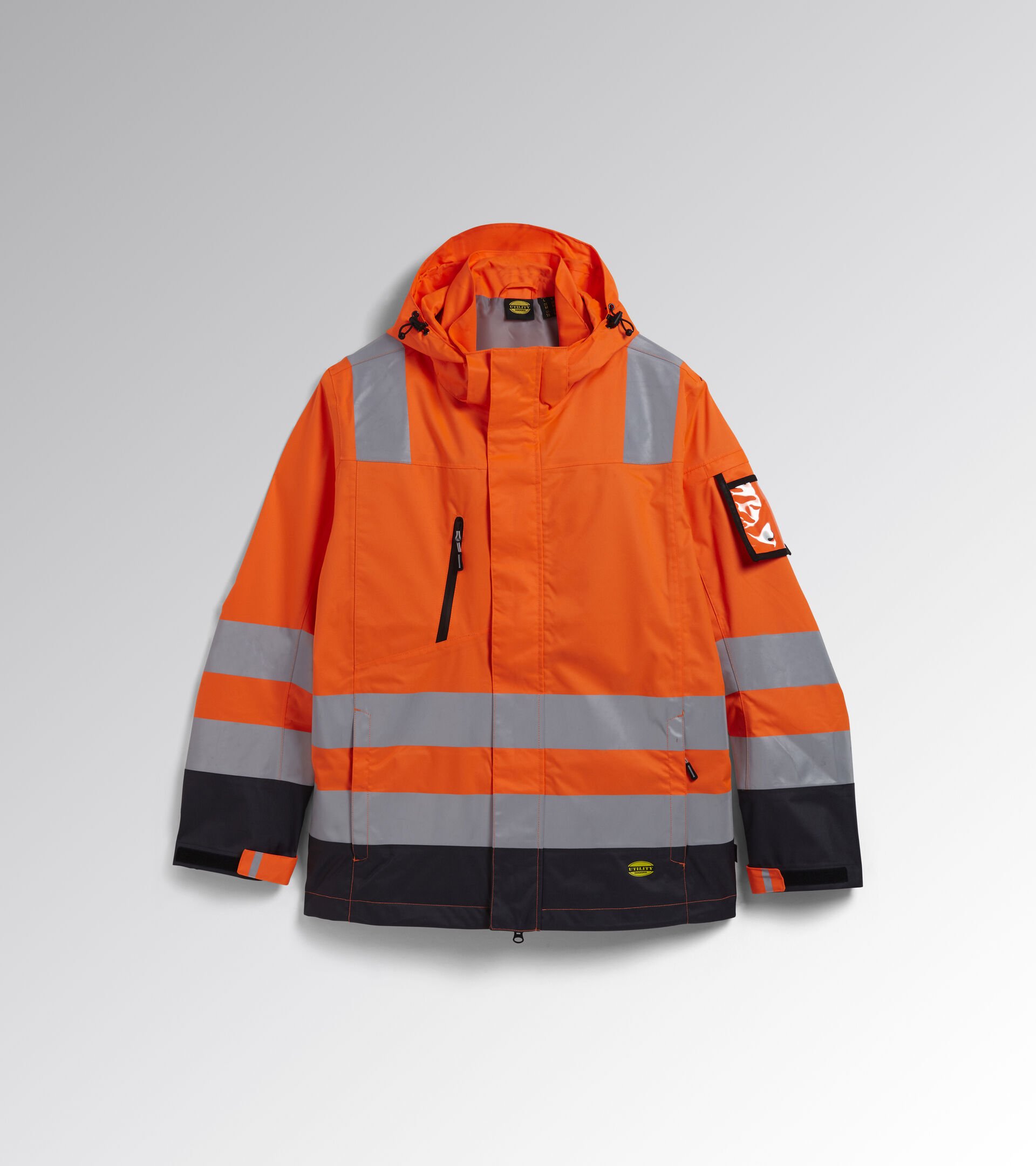 Work jacket HV JACKET ISO 20471 EXTERNAL SHELL FLUORESCENT ORANGE ISO20471 - Utility