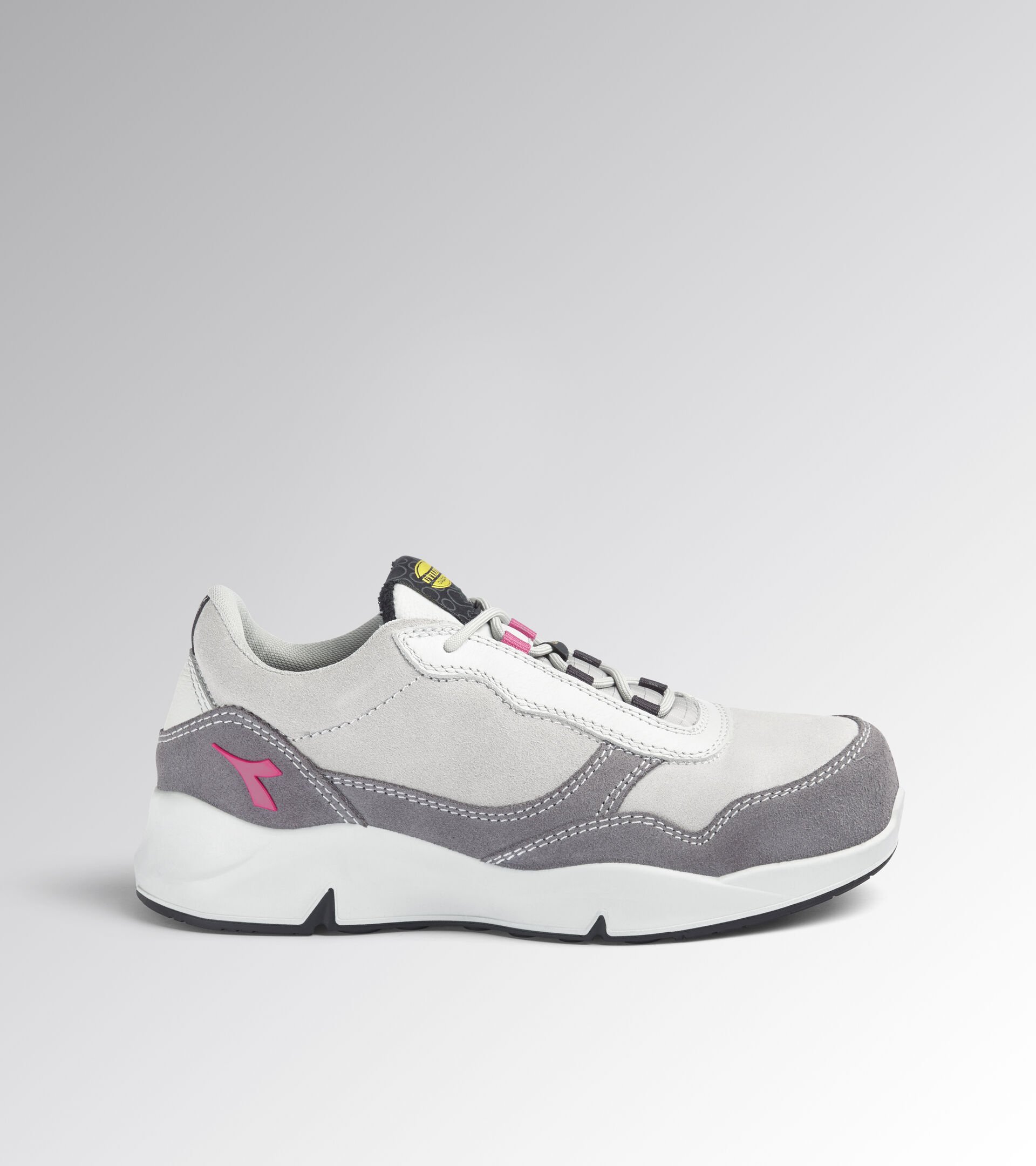 Scarpa antinfortunistica bassa - Donna ATHENA LOW S3L FO SR ESD GRIGIO ALLUMINIO/POMODORO - Utility