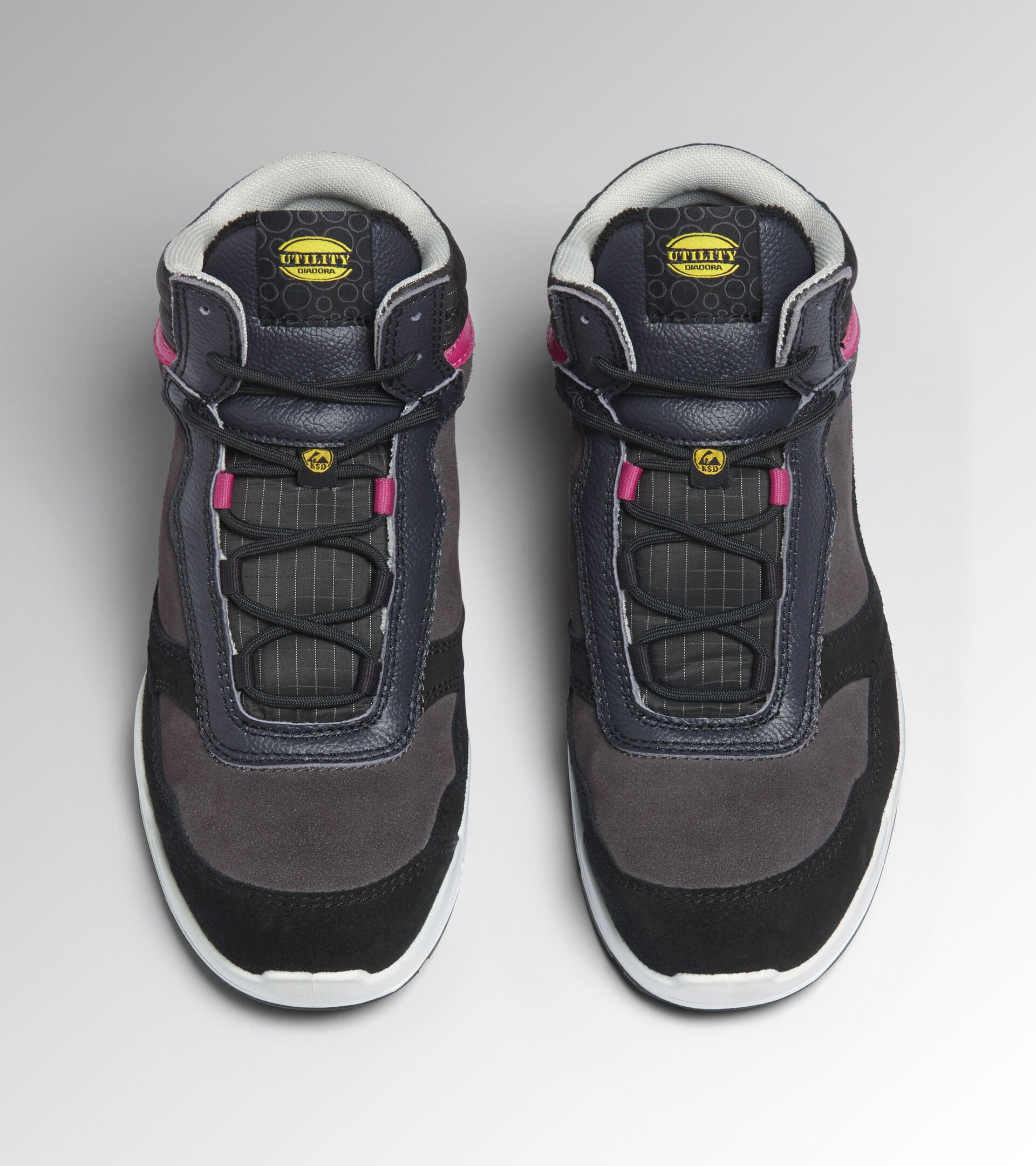 Chaussure de securit&eacute; montantes - Femme ATHENA MID S3L FO SR ESD FER NEUF/ROUGE FRAMBOISE - Utility