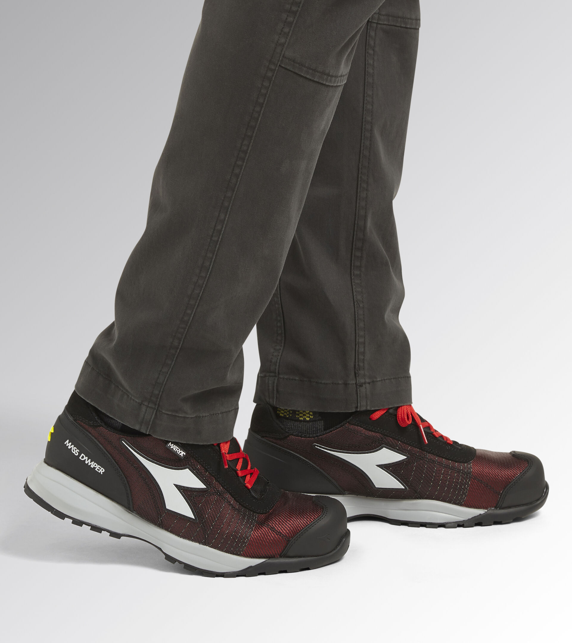 GLOVE MDS MTX LOW S1P HRO SRC ESD, POPPY RED/GRAY, cover