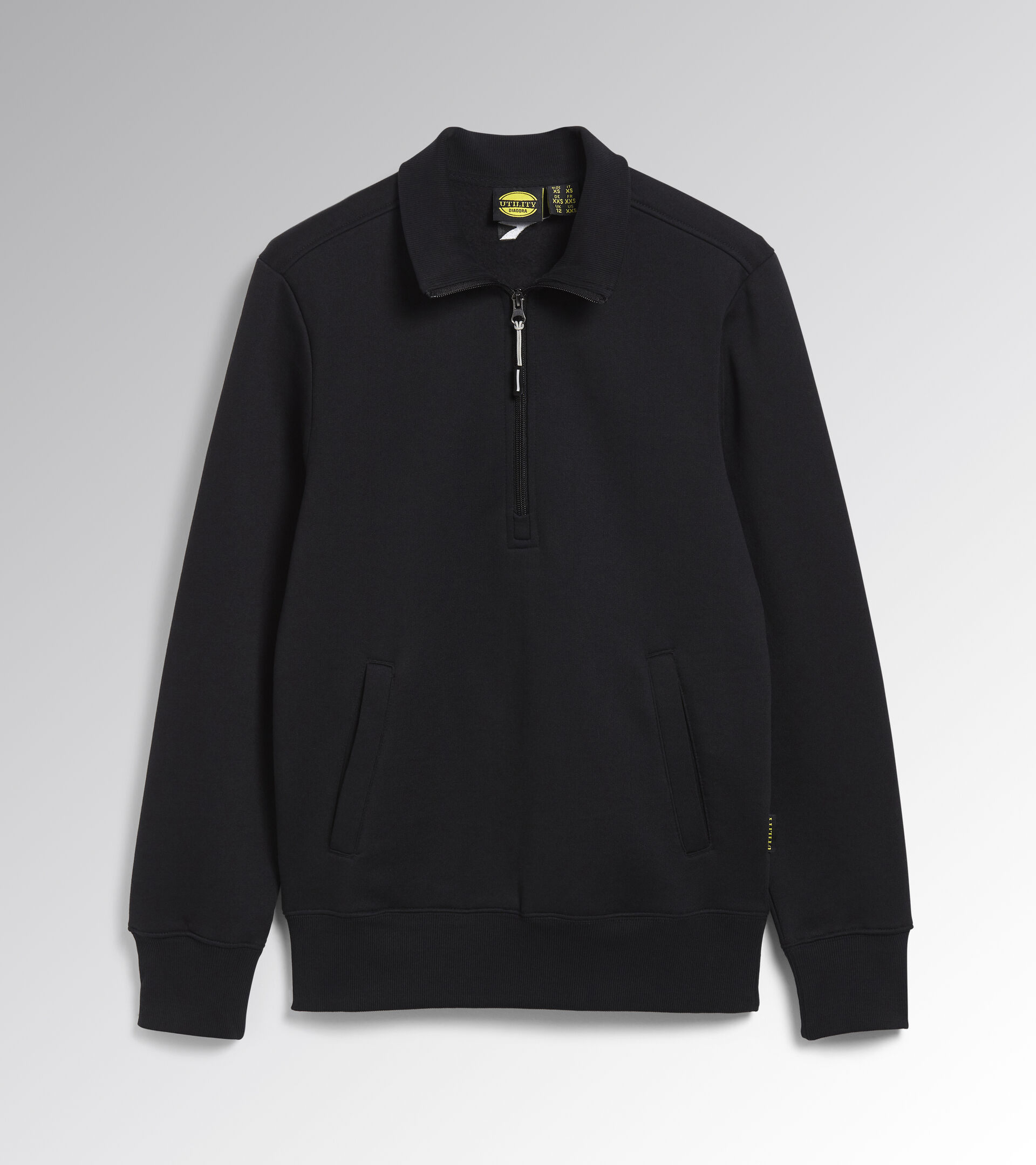 SWEATSHIRT INDUSTRY HZ, BLACK, hi-res
