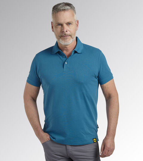 POLO MC ATLAR ORGANIC, HIMMELS BLAU Arbeits-Polohemd, Kurzarm POLO MC ATLAR ORGANIC HIMMELS BLAU - Utility