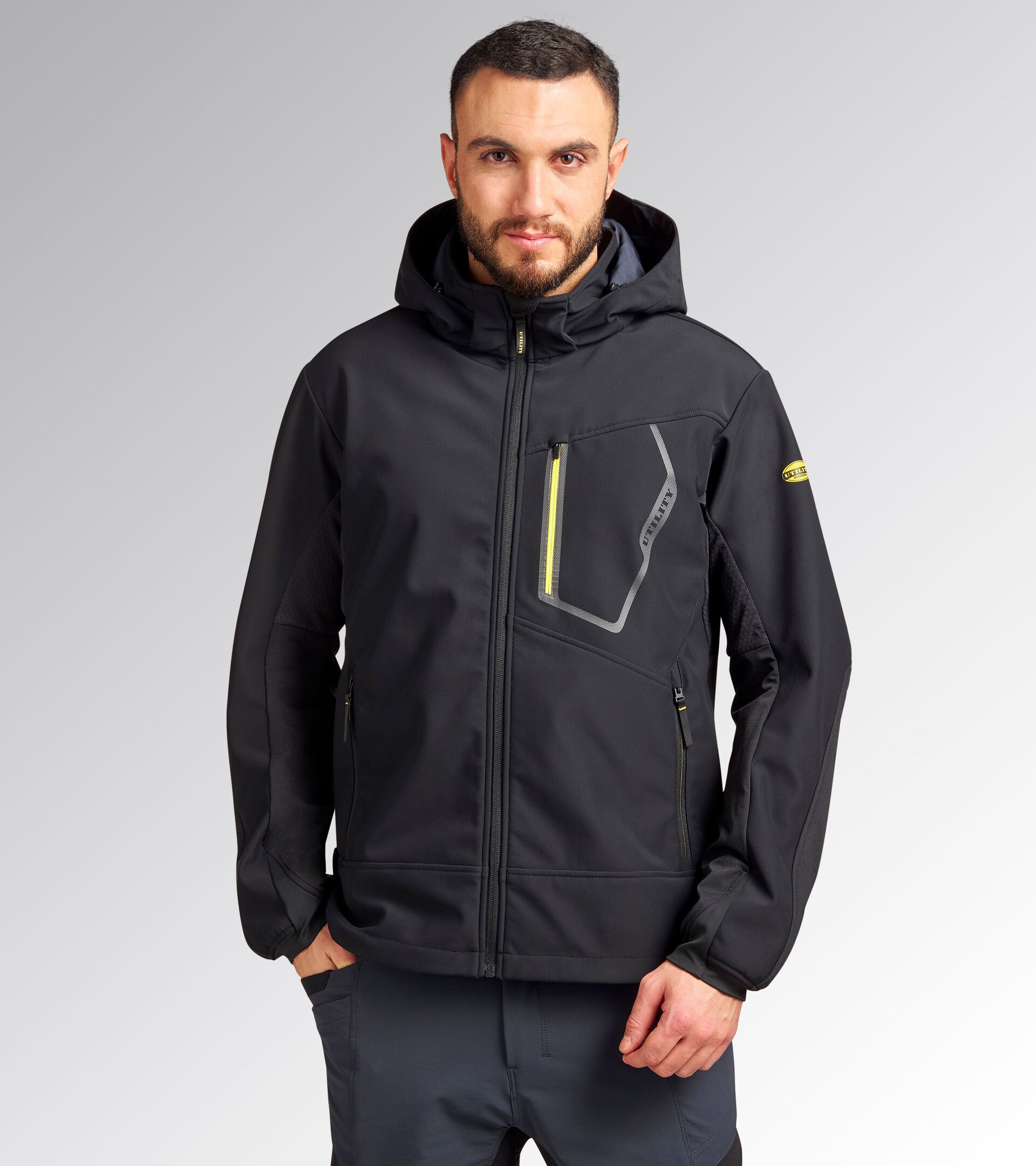 Work jacket SOFTSHELL EVOLUTION BLACK - Utility