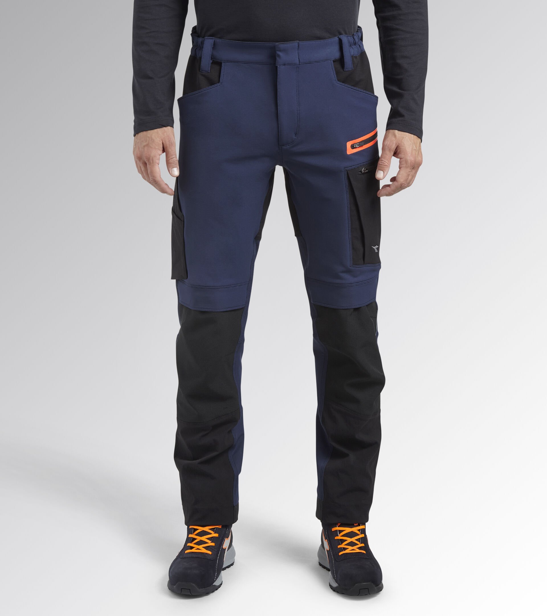 Pantaloni da lavoro PANT HYBRID PERFORMANCE NERO/BLU PROFONDO - Utility