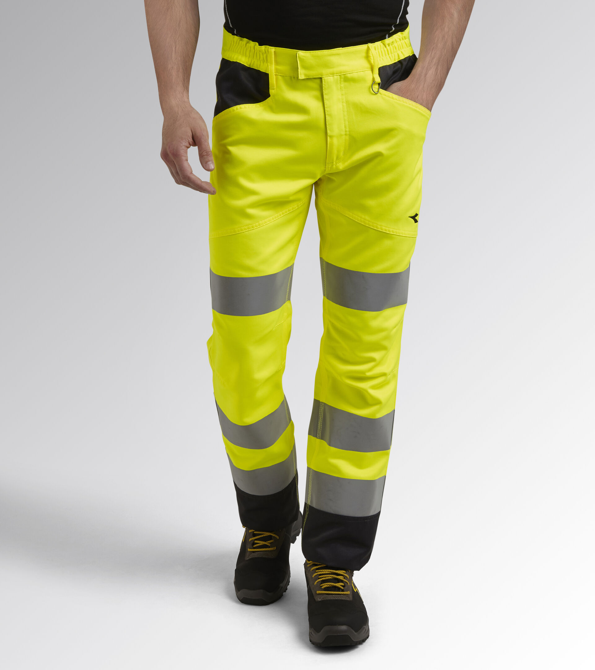 PANT HV EN 20471:2013 2, FLUORESCENT YELLOW ISO20471, hi-res