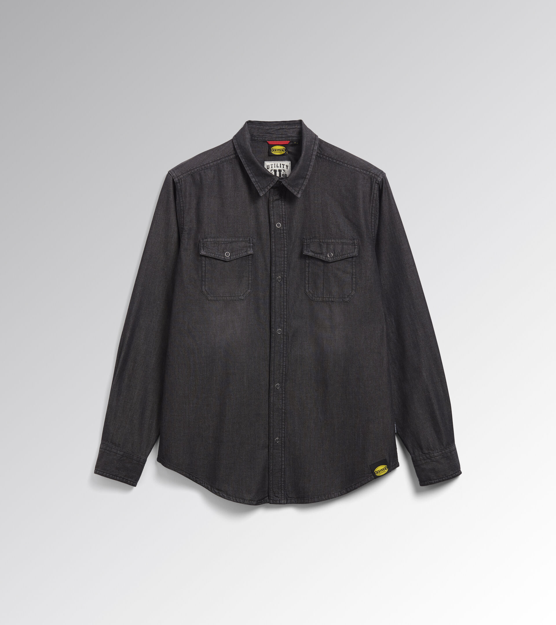 Arbeitshemd SHIRT DENIM NEW BLACK WASCHEN - Utility