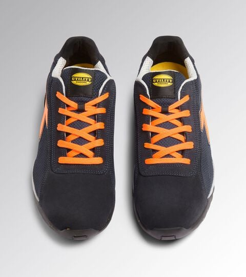 Low safety shoe GLOVE MDS TEXT LOW S1PS FO HRO SR DARK NAVY/ORANGE FLUO - Utility