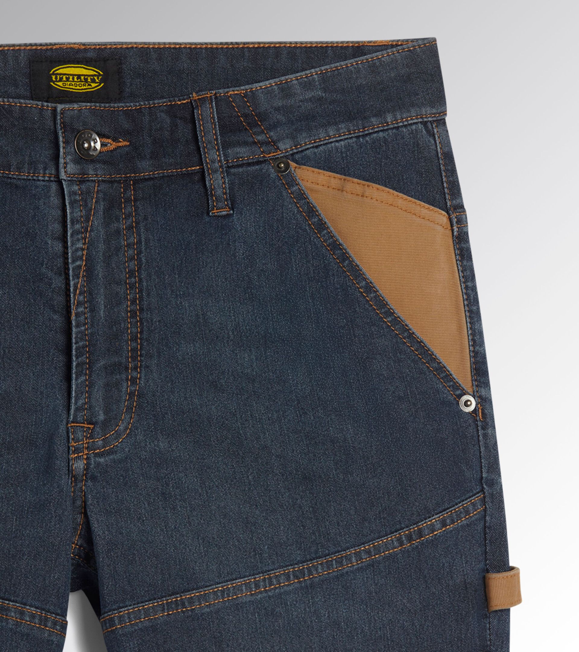 Light stretch workwear PANT STONE LITE PLUS BLUE DARK DENIM - Utility
