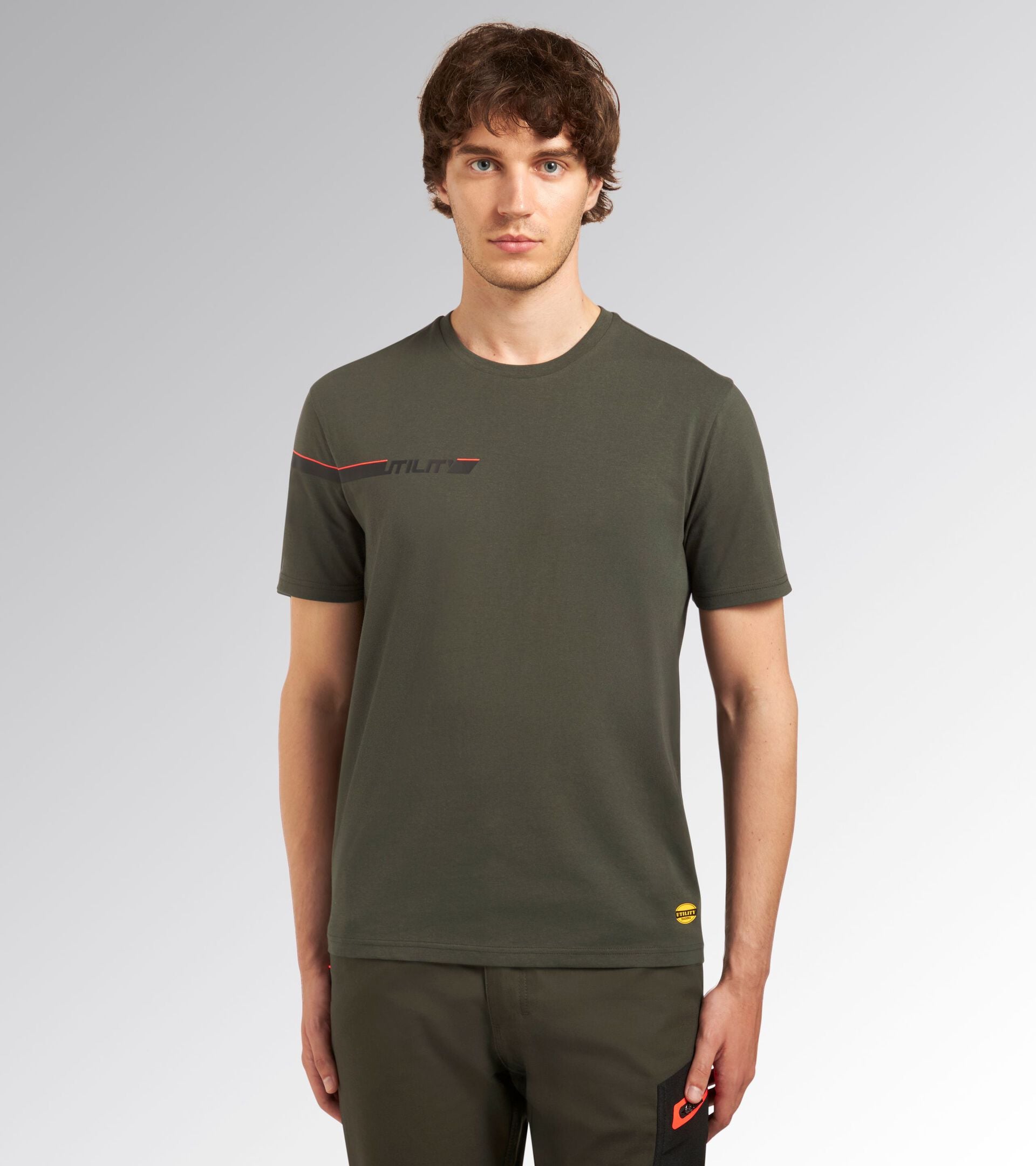Camiseta manga corta de trabajo T-SHIRT GRAPHIC VERDE PROFUNDIDADES - Utility