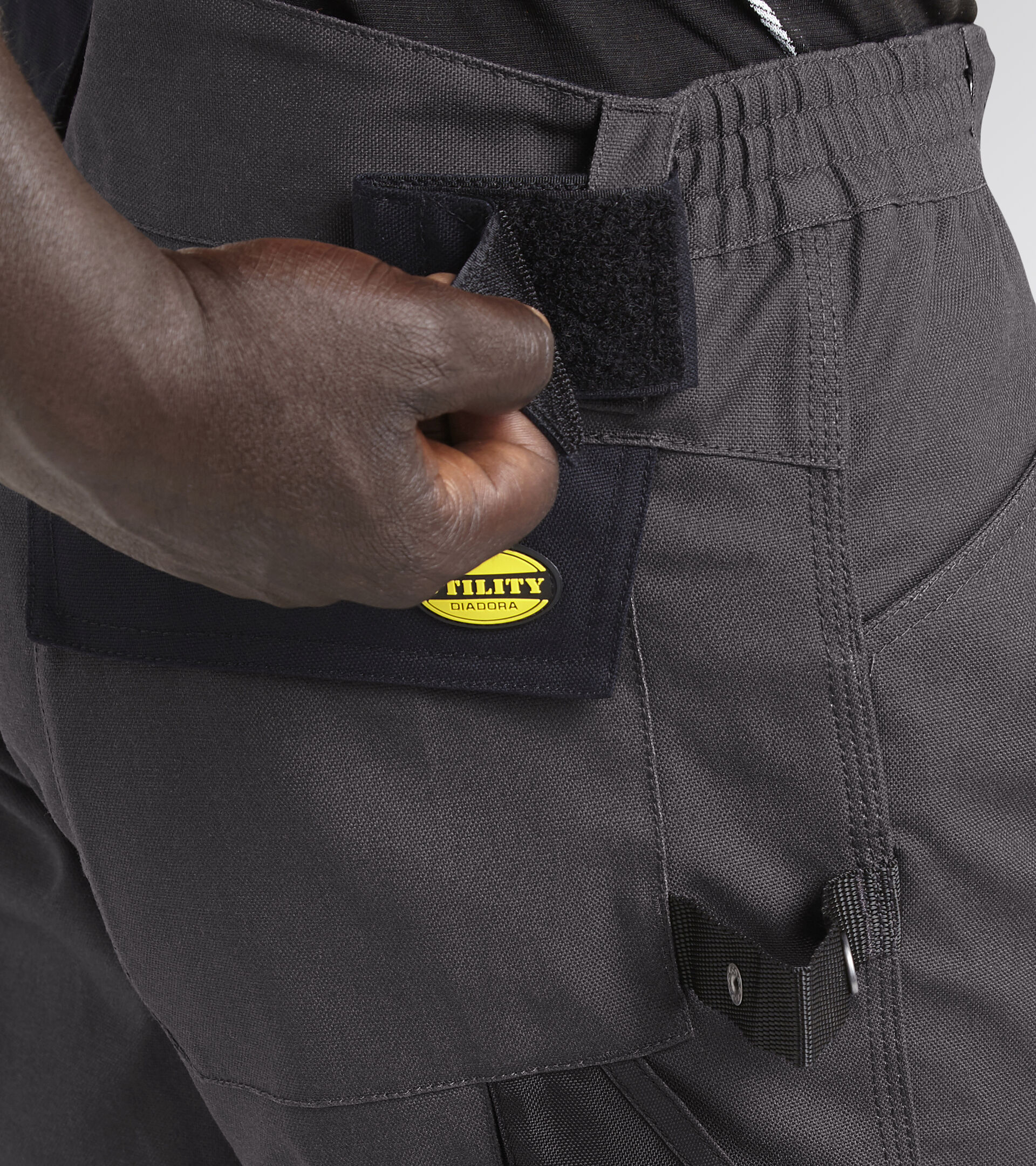PANT TOP PERFORMANCE, BLACK COAL, hi-res