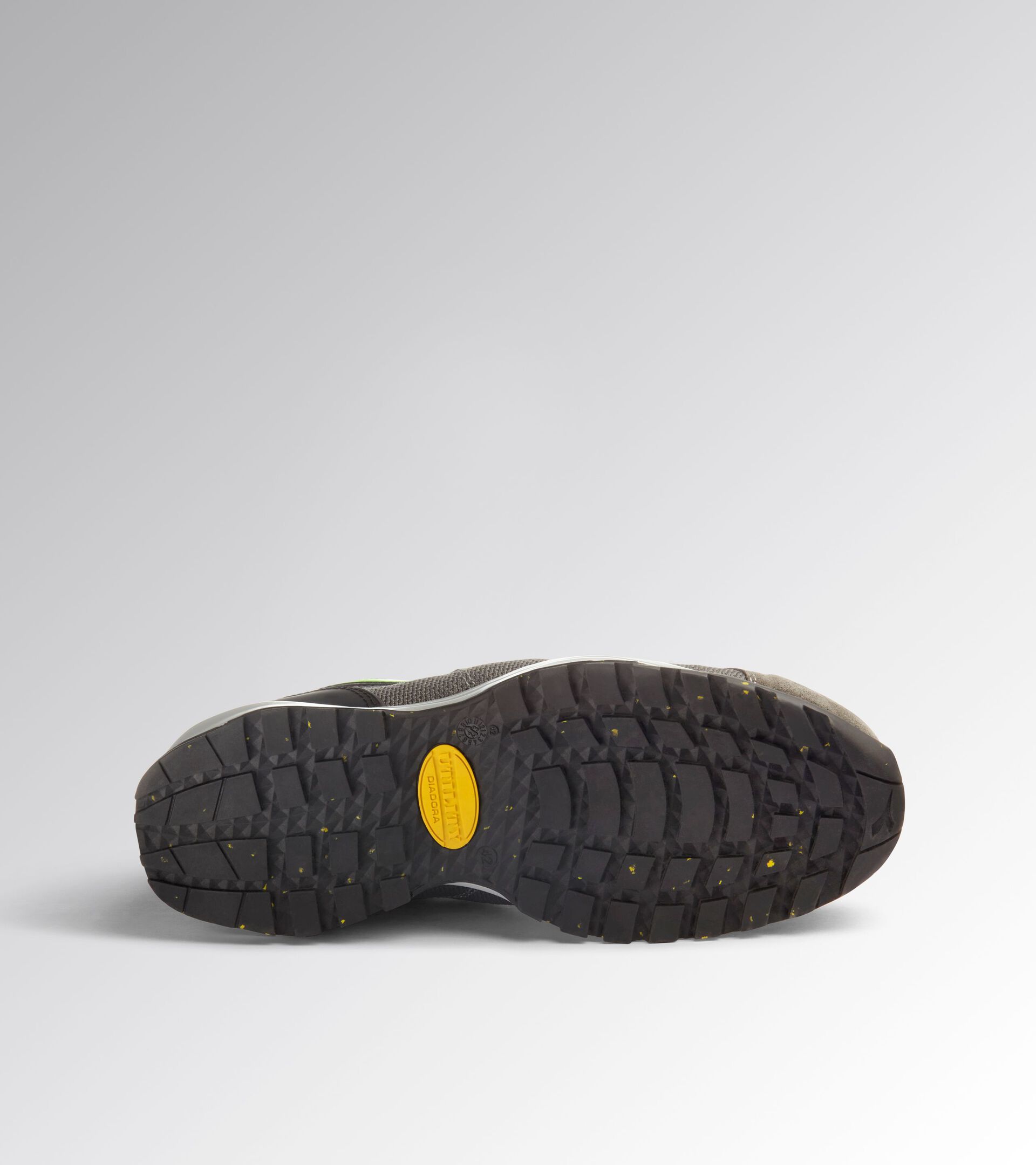Low safety shoe GLOVE MDS TEXT LOW S1PS FO HRO SR COAL/GREEN FLUO - Utility