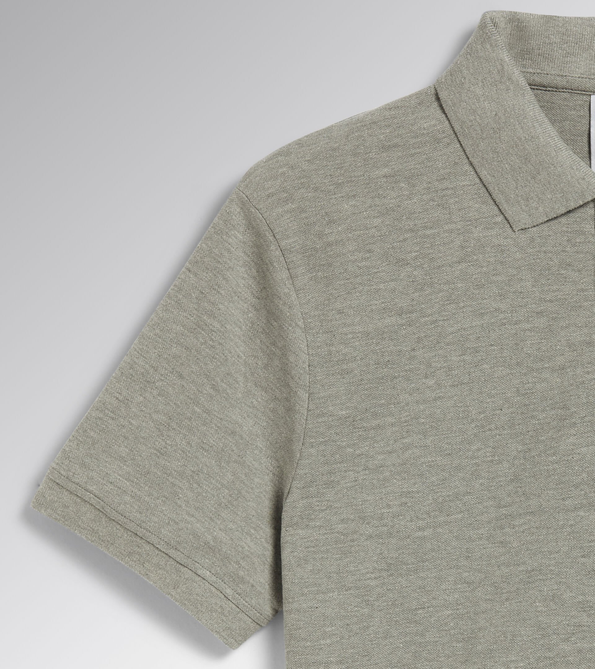 Short-sleeved work polo shirt POLO MC ATLAR ORGANIC LIGHT MIDDLE GREY MELANGE - Utility