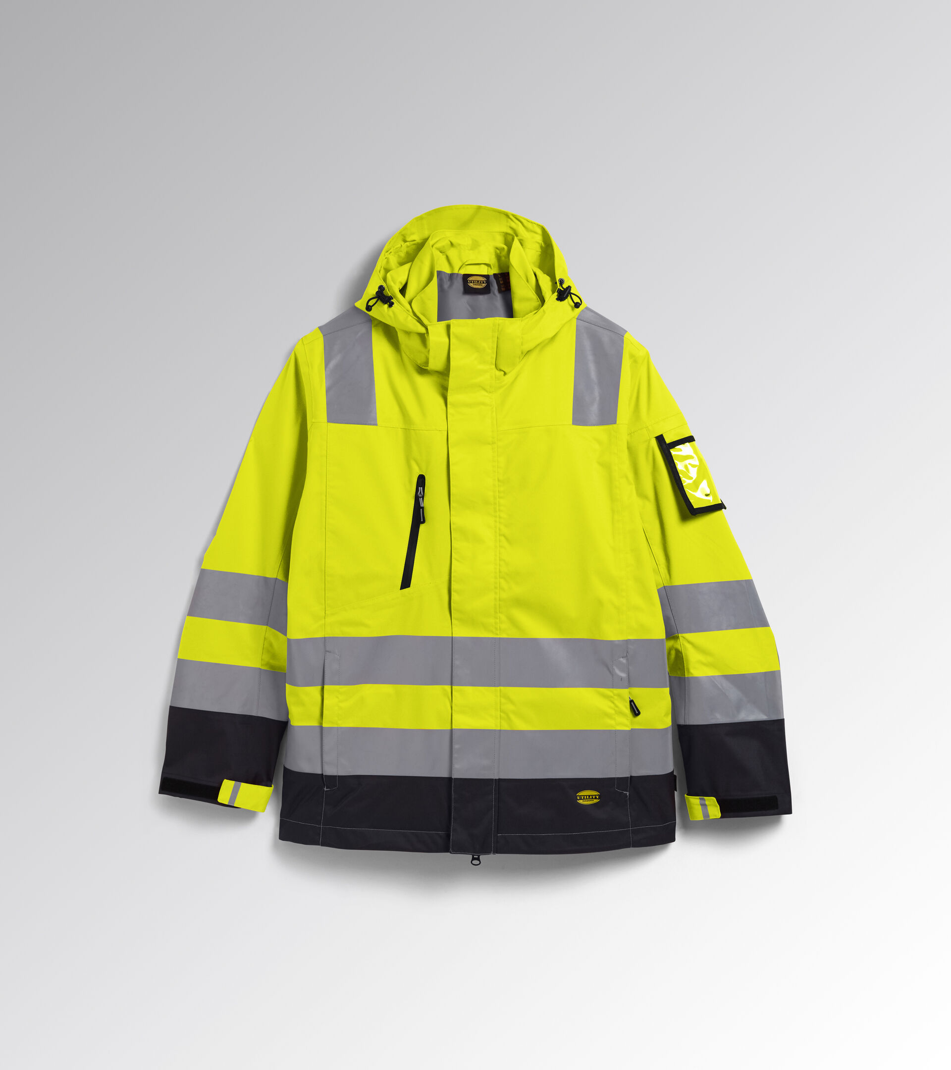 HV JACKET ISO 20471 EXTERNAL SHELL, FLUORESCENT YELLOW ISO20471, hi-res