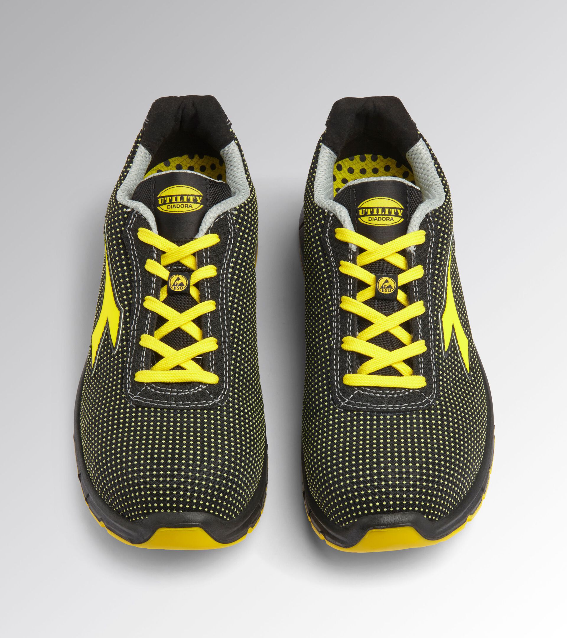 Low safety shoe RUN ATOM LOW S3S FO SR ESD BLACK /YELLOW CROMS - Utility