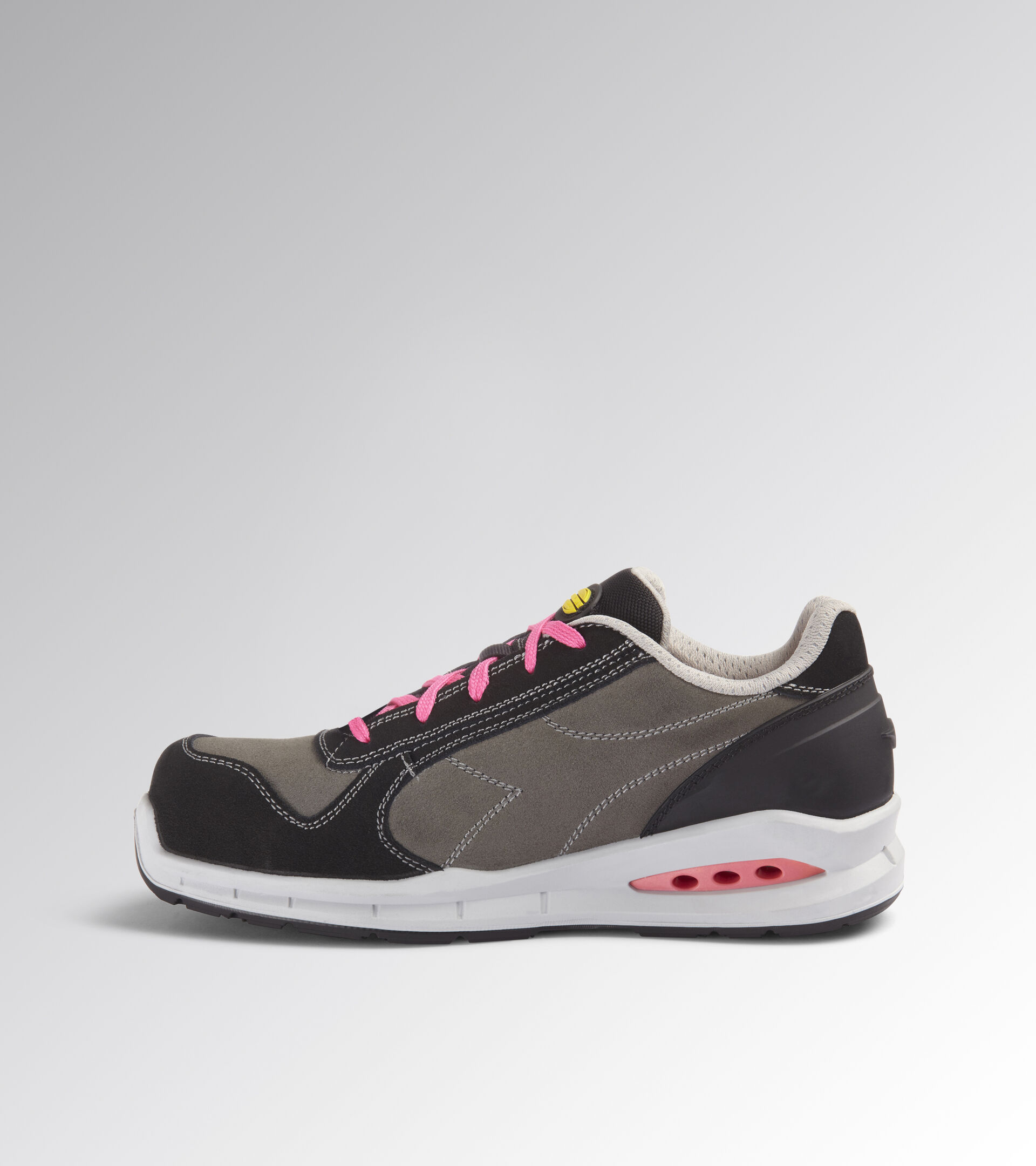 Low safety shoe RUN NET AIRBOX LOW S3 SRC SMOKED PEARL/SILVER/SHOCKING PINK - Utility