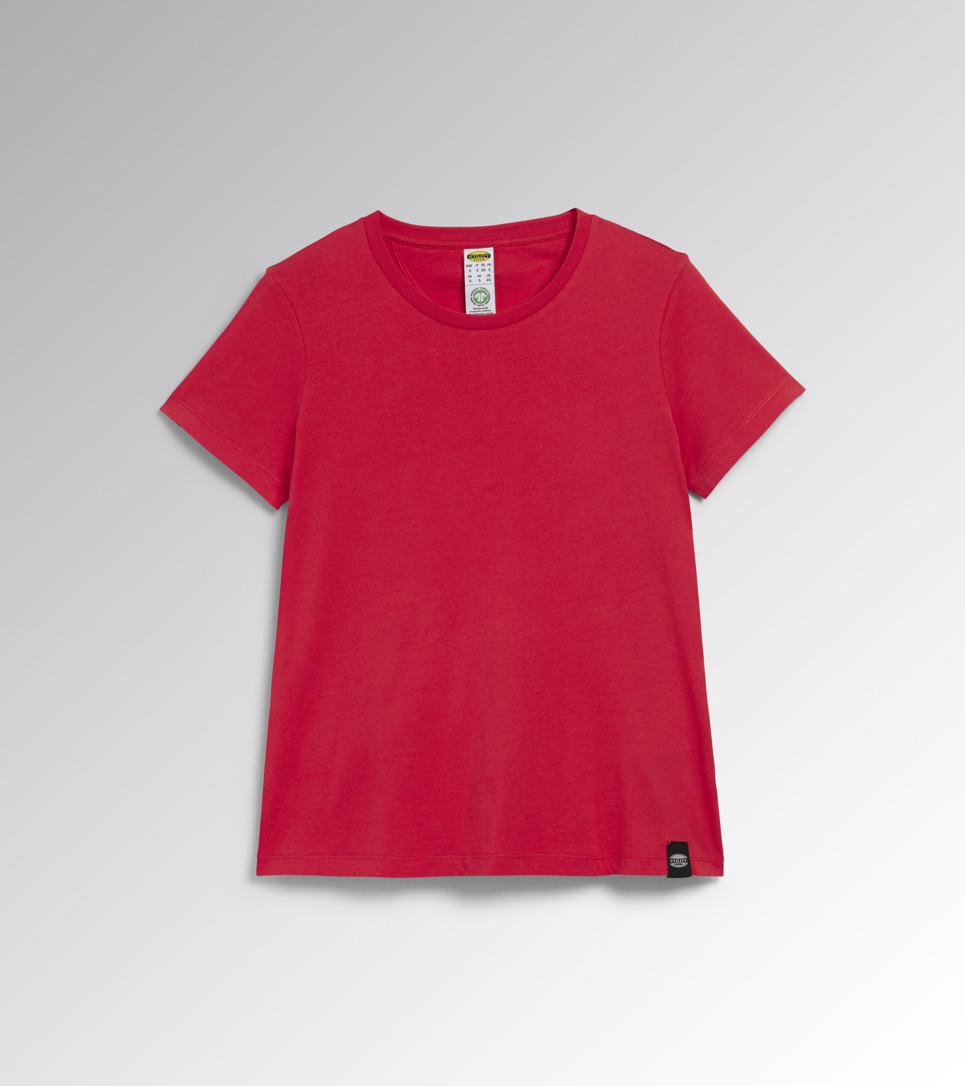 Short-sleeved work T-shirt - Women T-SHIRT MC ATHENA RED HIBISCUS - Utility