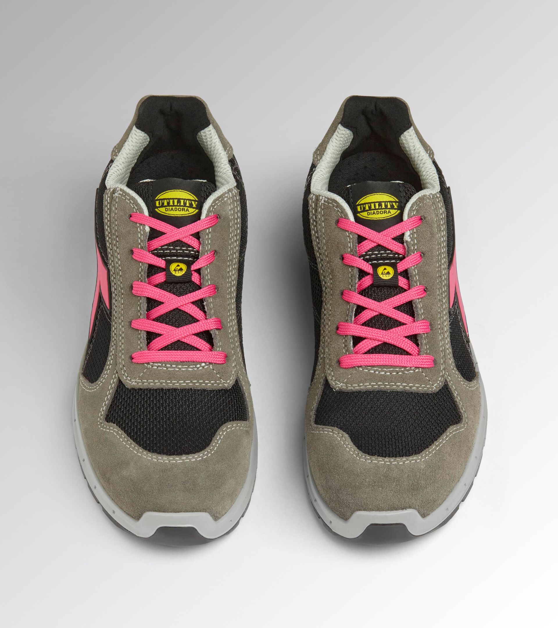 Chaussures de s&eacute;curit&eacute; basses S1PS RUN A.BOX LOW S1PS FO SR ESD FUMEE/NOIR - Utility