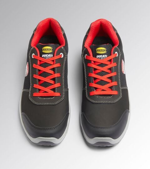 Low safety shoe - Diadora Utility x Ducati Corse SPEEDY RACE LOW S1PS FO SR SC MET FREE BLACK/GRAY (C2541) - Utility