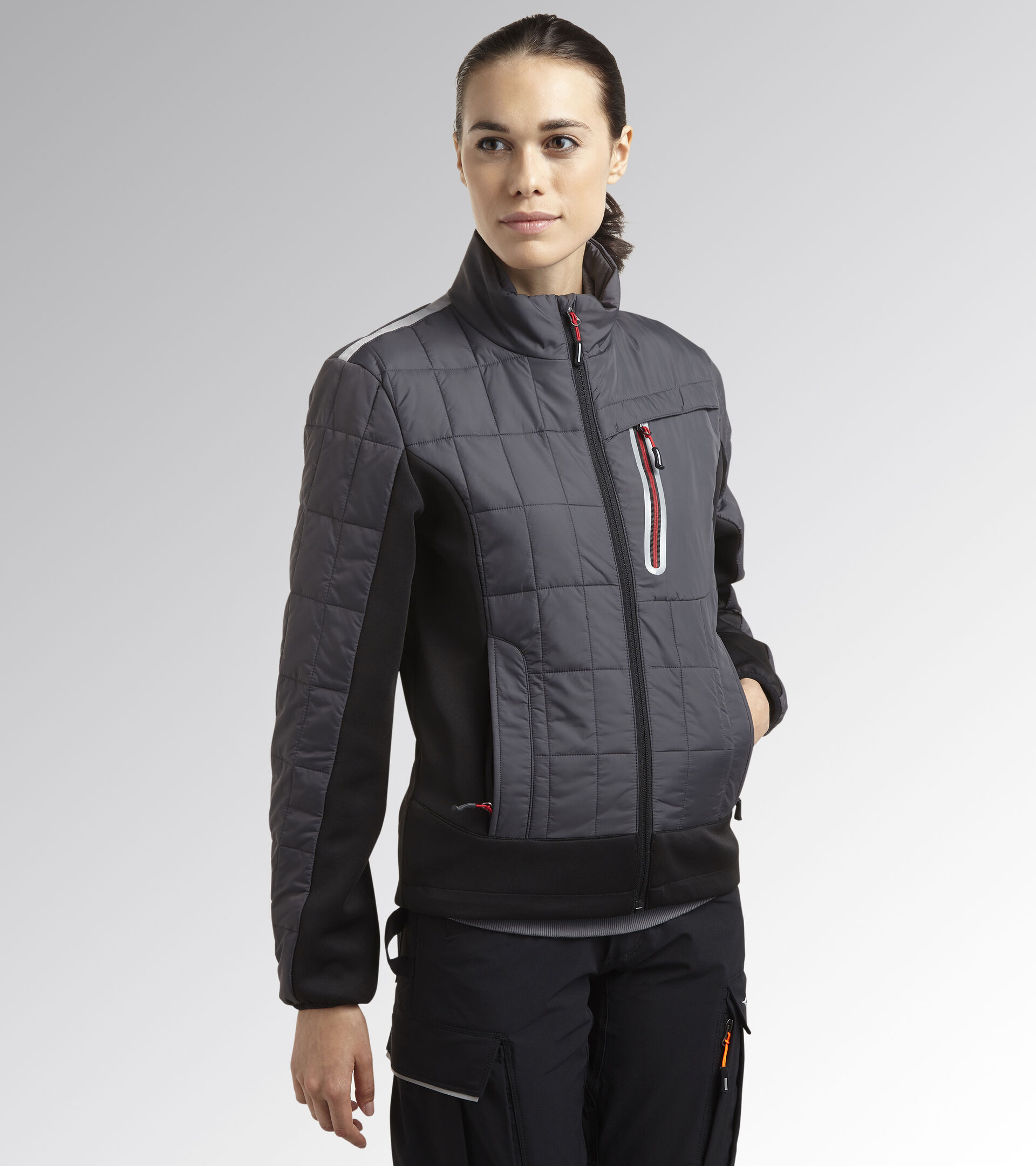 LIGHT PADDED JACKET TECH, ASPHALT, hi-res