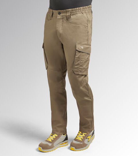 Work trousers PANT STAFF STRETCH CARGO 2.0 BROWN GREY - Utility