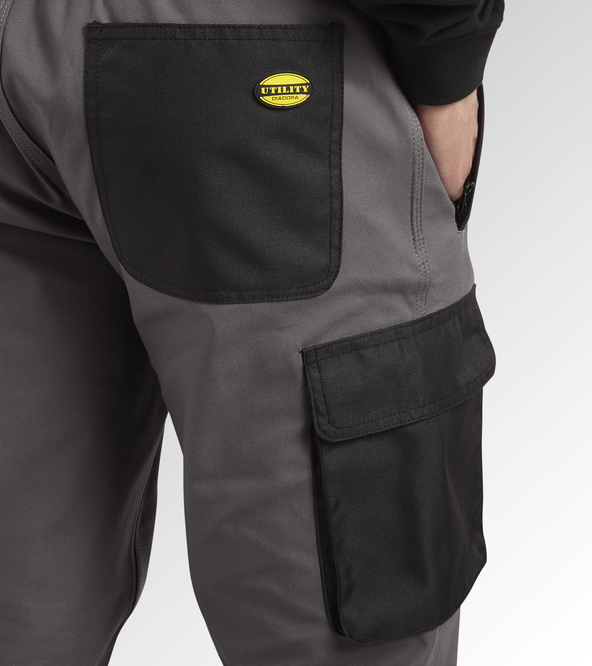 PANT STRETCH CARGO, RAIN GRAY, hi-res