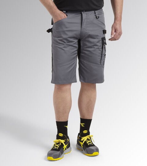 BERMUDA EASYWORK LIGHT, STEEL GRAY Bermuda work shorts BERMUDA EASYWORK LIGHT STEEL GRAY - Utility