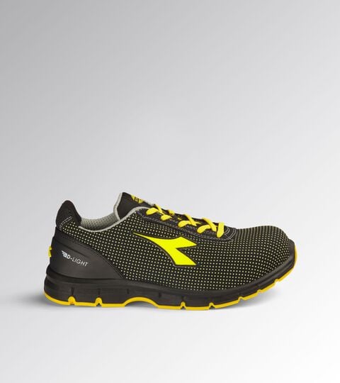 Low safety shoe RUN ATOM LOW S3S FO SR ESD BLACK /YELLOW CROMS - Utility