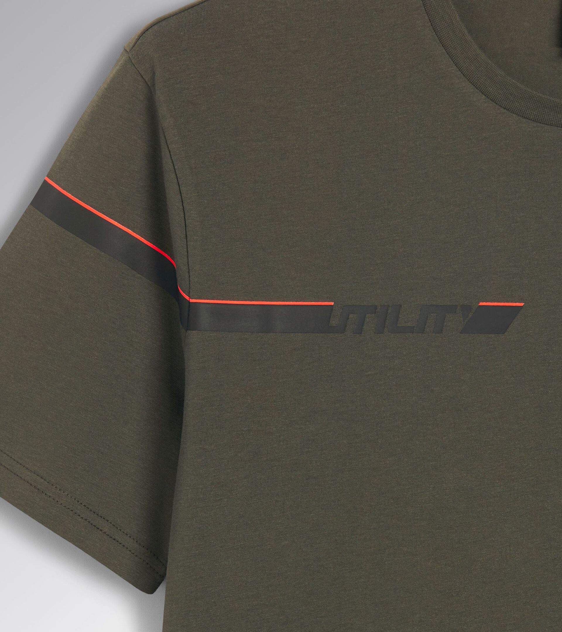 Short-sleeved work T-shirt T-SHIRT GRAPHIC GREEN DEEP DEPTHS - Utility