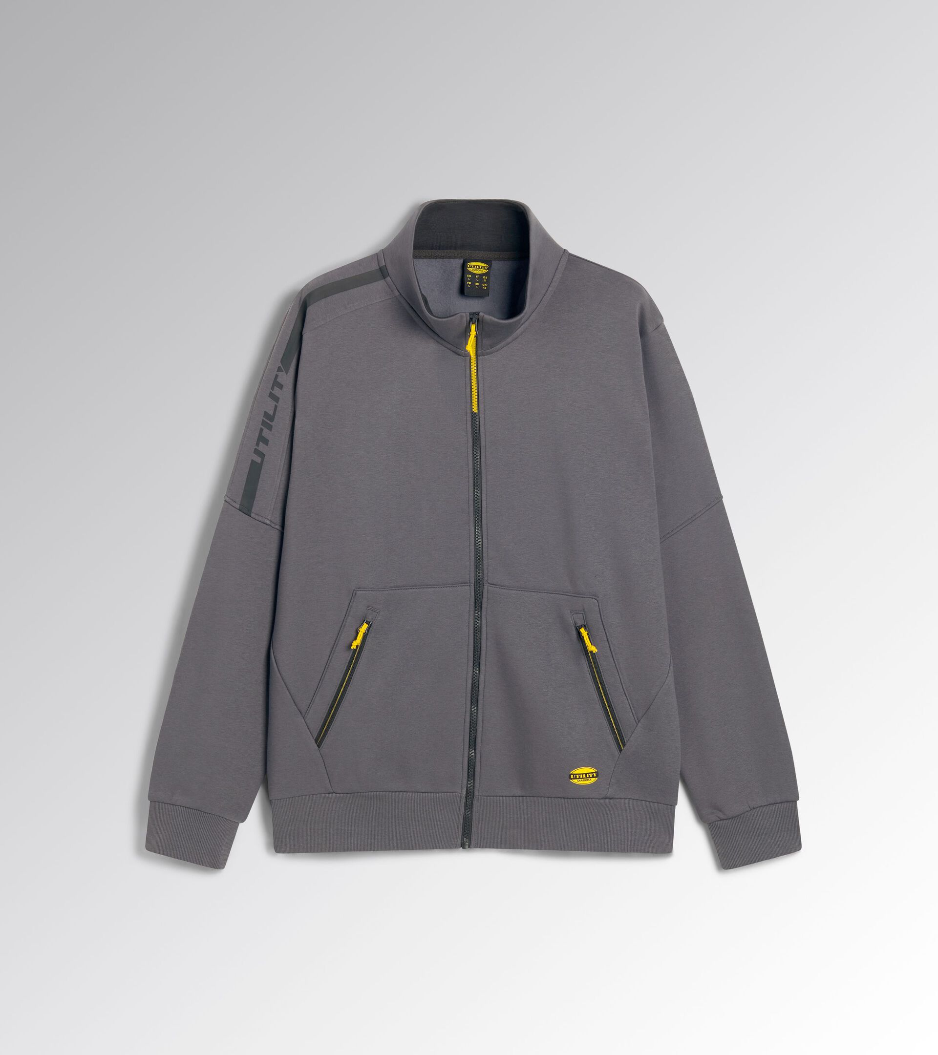 Arbeits-Sweater SWEATSHIRT FZ ROCK STAHLGRAU - Utility