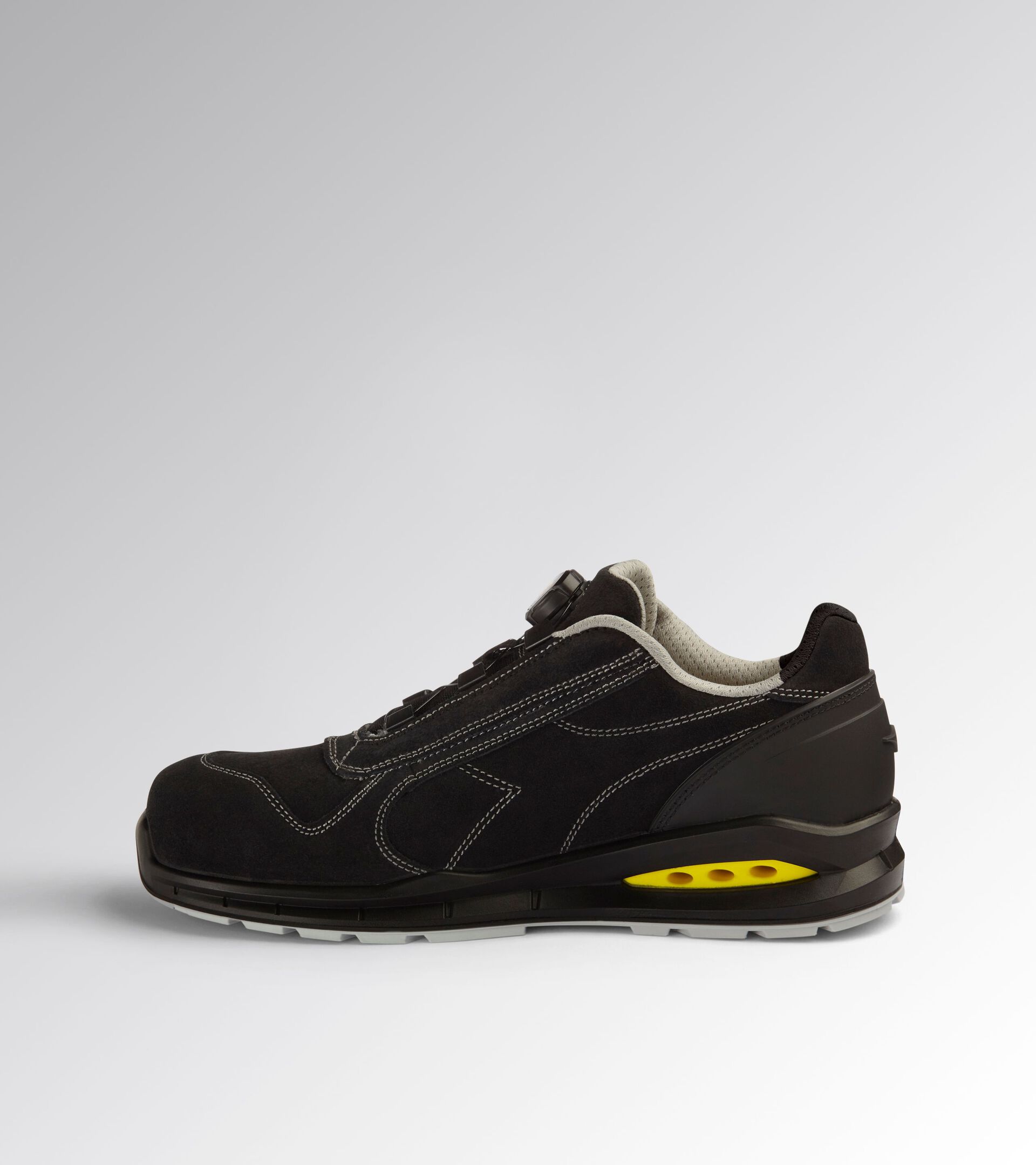 Low safety shoe RUN NET AIRBOX QUICK LOW S3S FO SR BLACK/BLACK - Utility