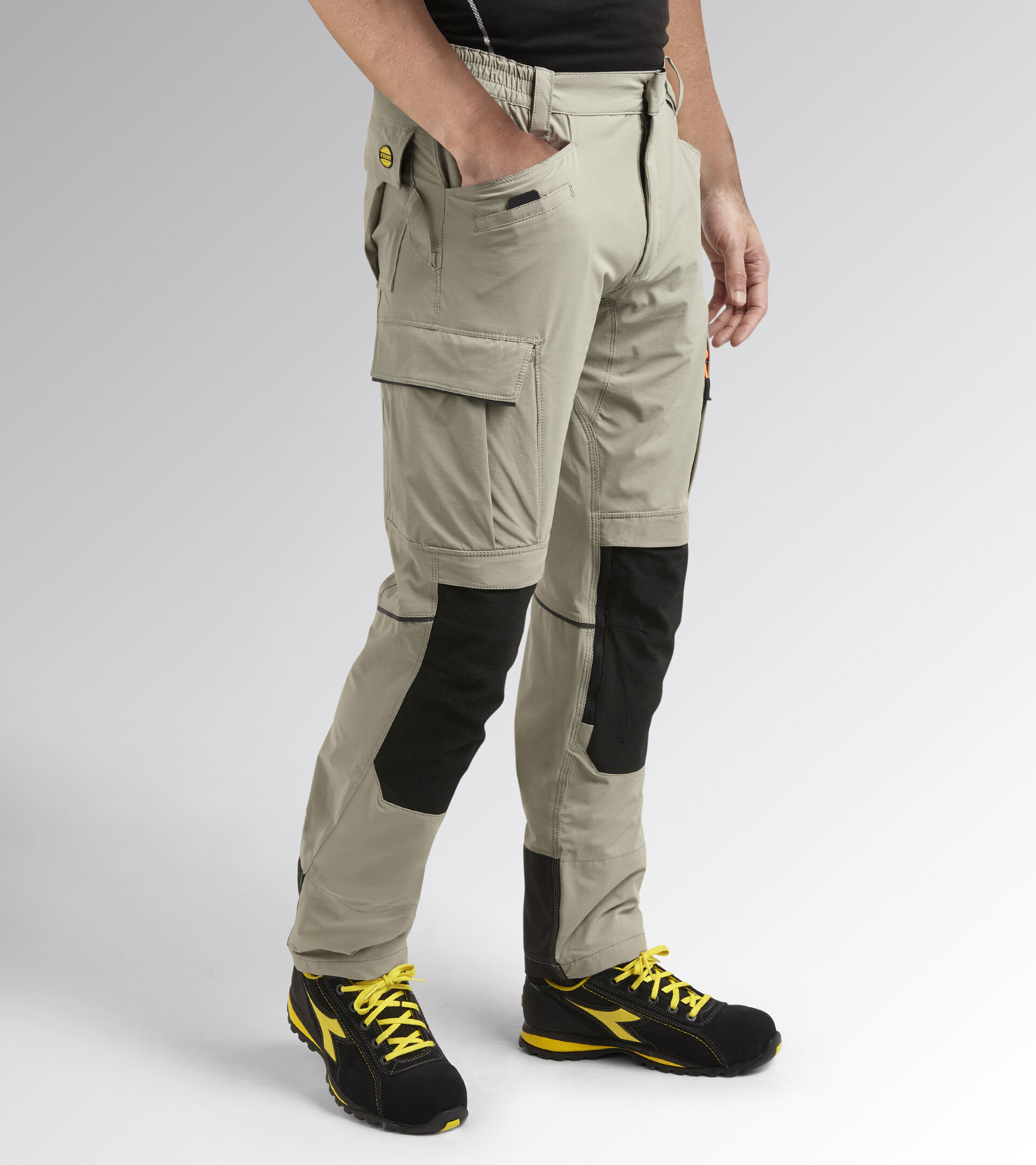 Work trousers PANT TECH PERFORMANCE GREY HEMP - Utility