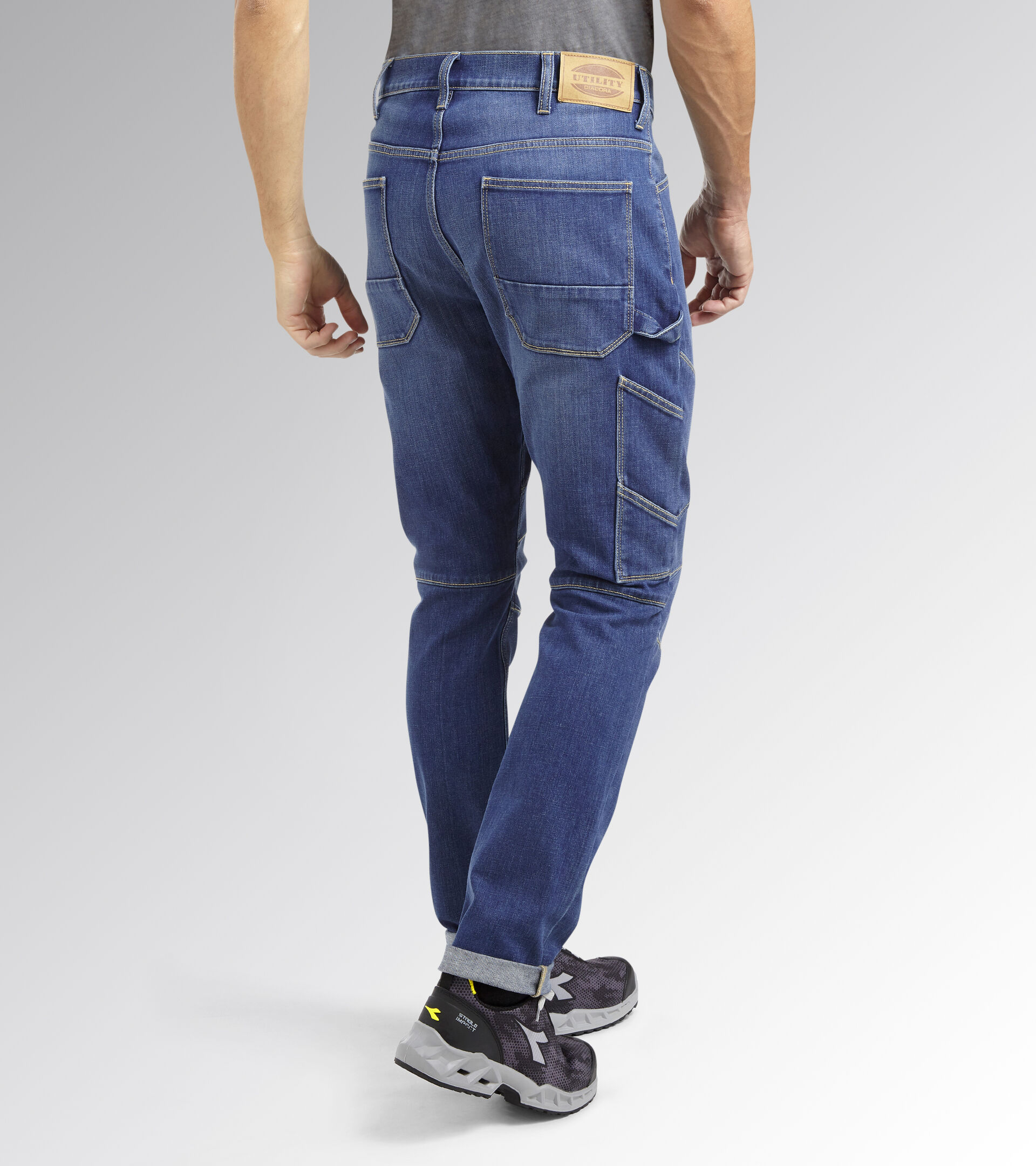 Pantalon de travail PANT STONE ERGO STRETCH BLEU CLAIR DE LUNE - Utility