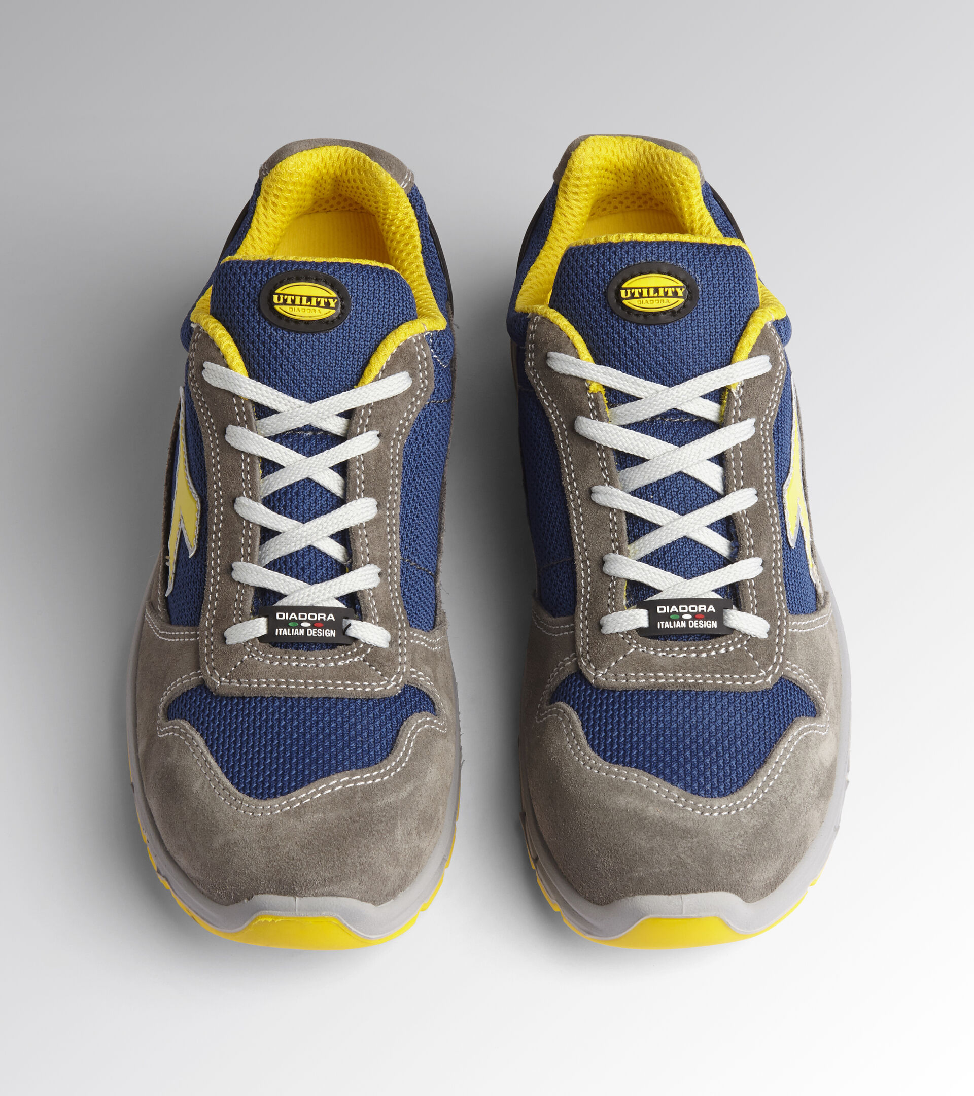 RUN G TEXTILE LOW S1P SRC, GRAUE BURG/BLAU BANNER, hi-res