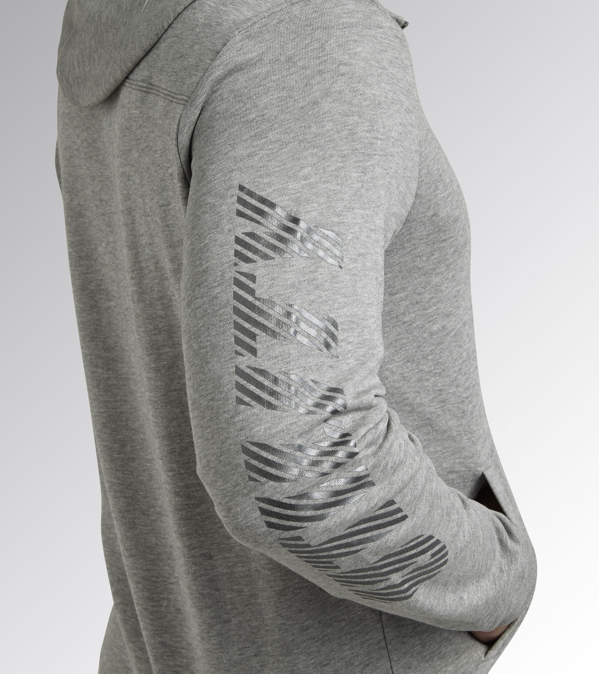 SWEATSHIRT THUNDER, LIGHT MIDDLE GREY MELANGE, hi-res
