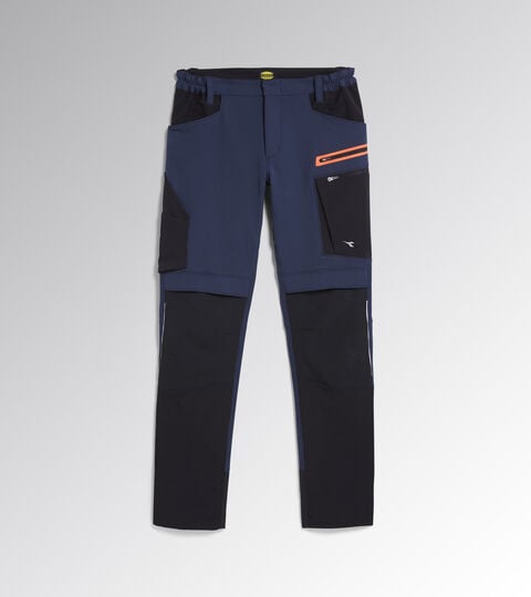 Work trousers PANT HYBRID PERFORMANCE BLACK/BLUE DENIM - Utility