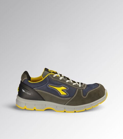 Niedriger Arbeitsschuh RUN LOW S3S FO SR ESD GRAUE BURG/BLAU BANNER - Utility