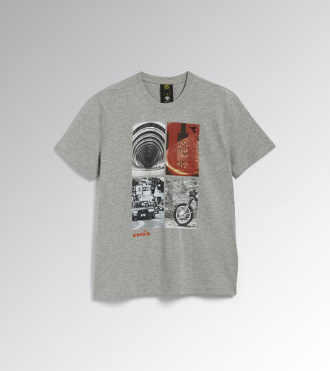 Camiseta de trabajo T-SHIRT GRAPHIC ORGANIC GRIS MEDIO CLARO MEZCLA - Utility