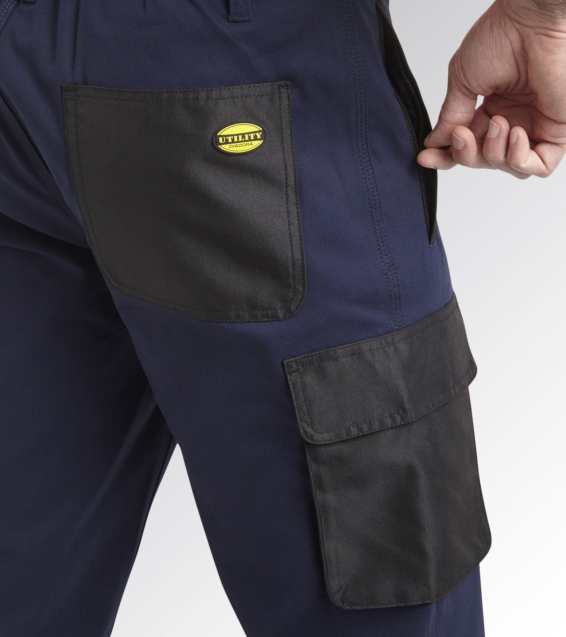 Work trousers PANT STRETCH CARGO CLASSIC NAVY - Utility