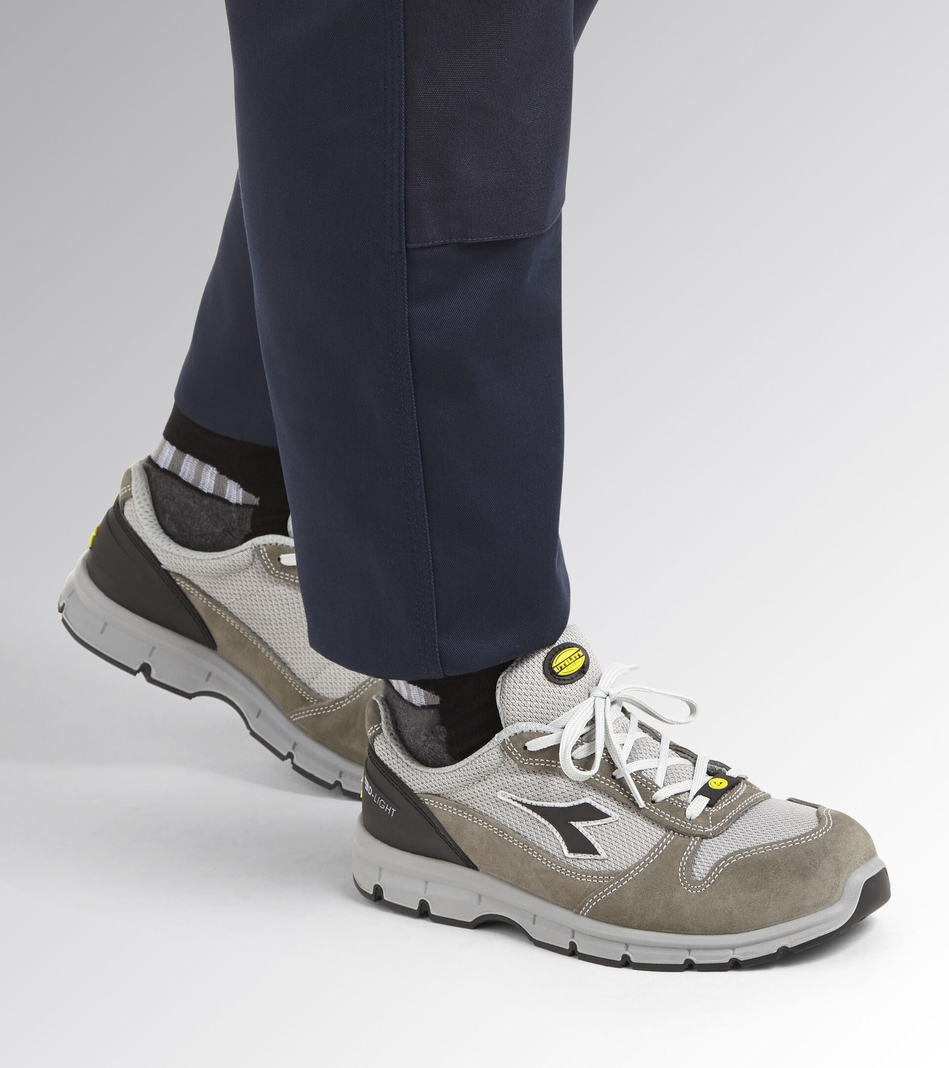 Scarpa antinfortunistica bassa RUN TEXT LOW S1P SRC ESD GRIGIO CASTELLO/GRIGIO ALLUMIN - Utility