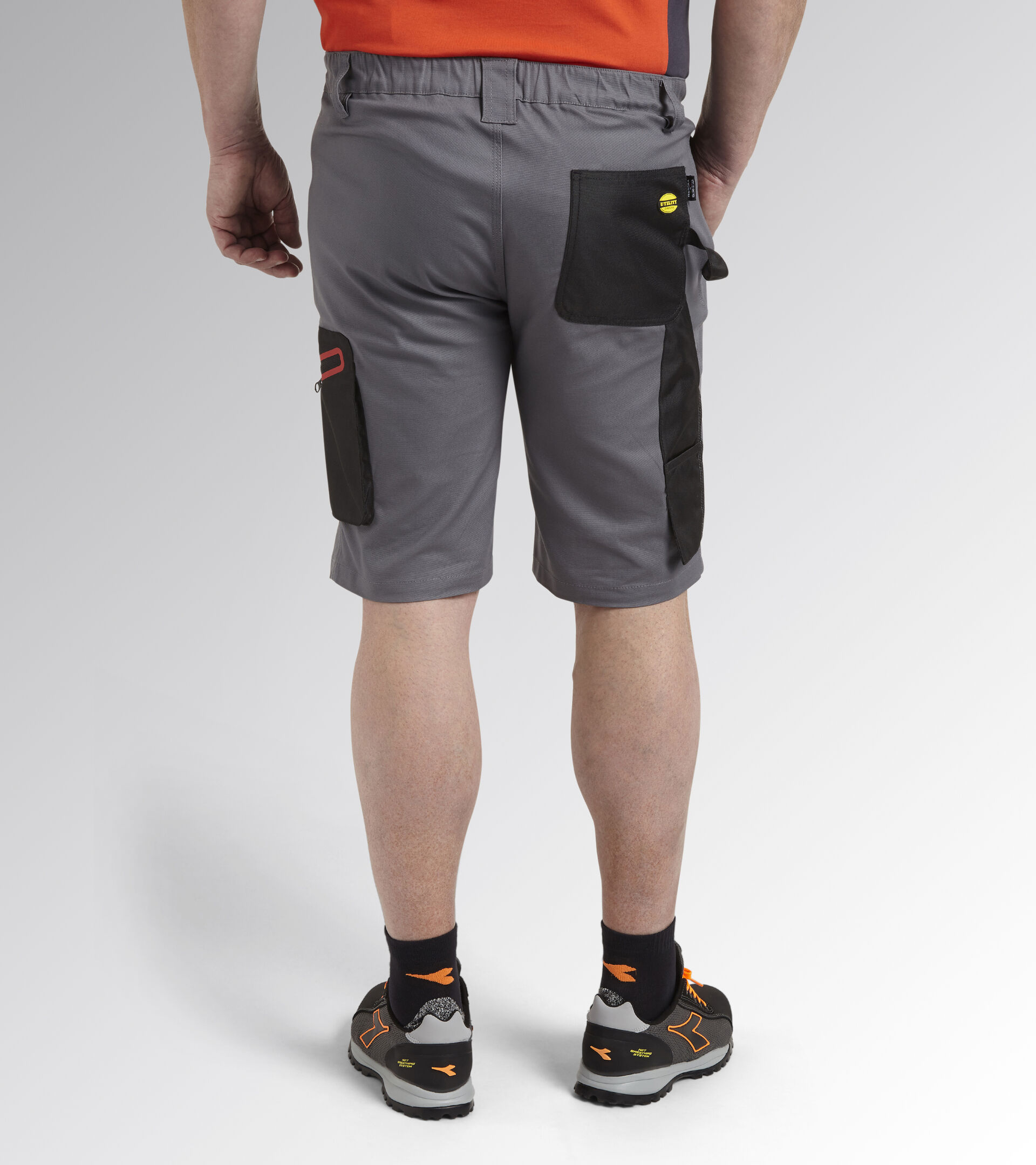 Bermuda work shorts BERMUDA STRETCH RAIN GRAY - Utility