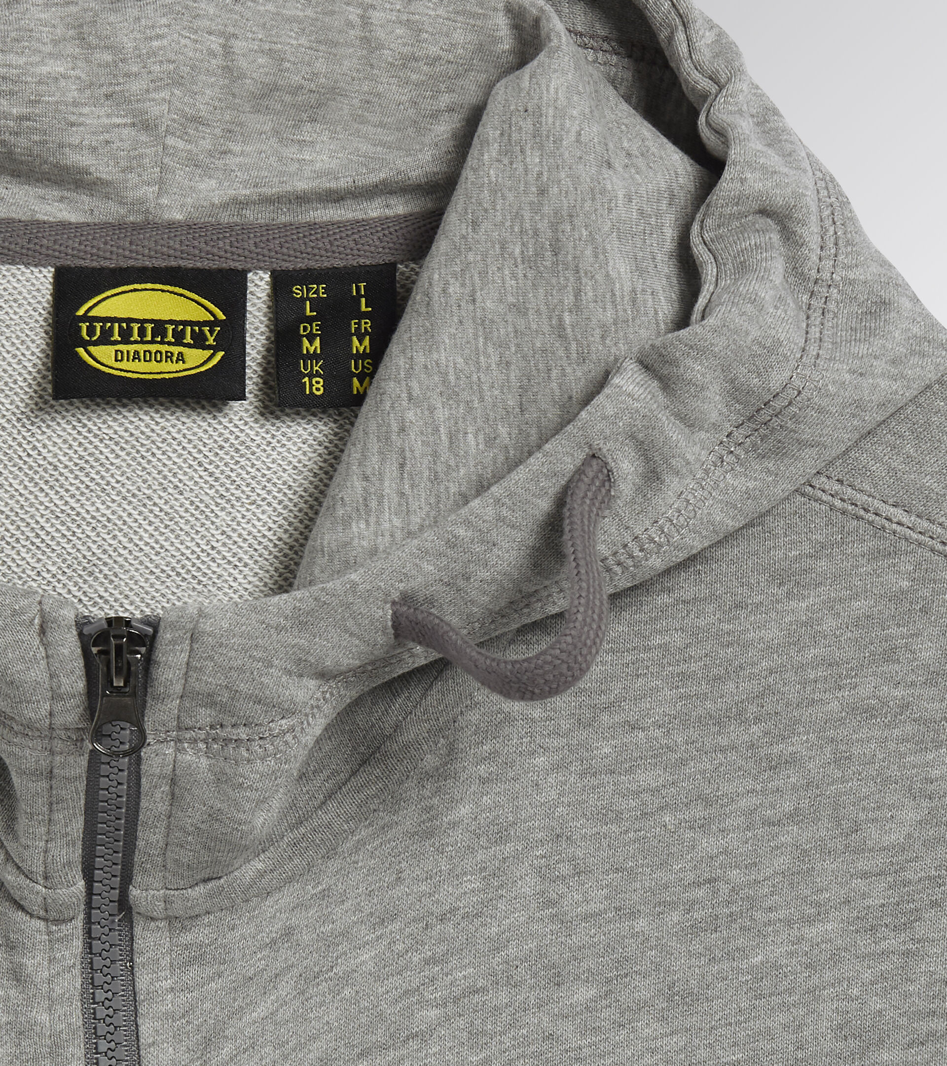 SWEATSHIRT THUNDER, LIGHT MIDDLE GREY MELANGE, hi-res
