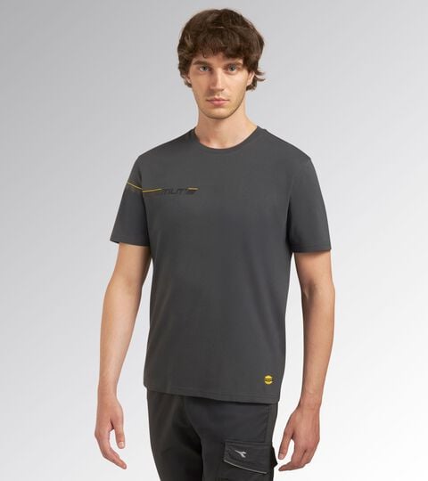 Short-sleeved work T-shirt T-SHIRT GRAPHIC BLACK PHANTOM - Utility
