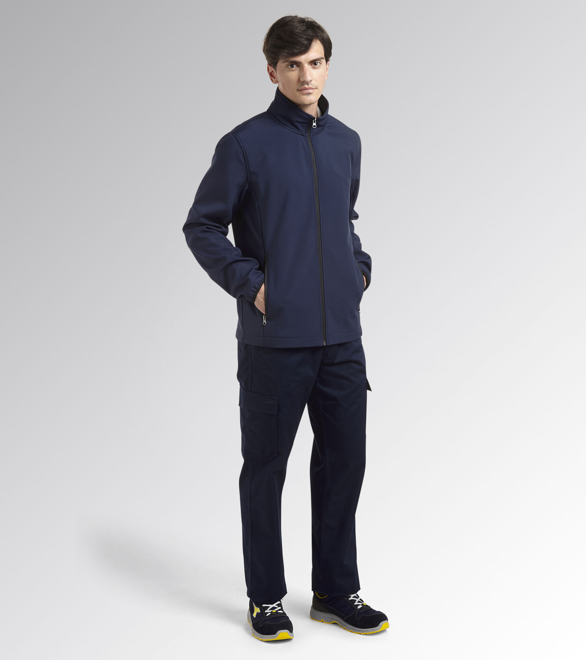 Veste de travail SOFTSHELL LEVEL LITEWORK BLEU CABAN - Utility